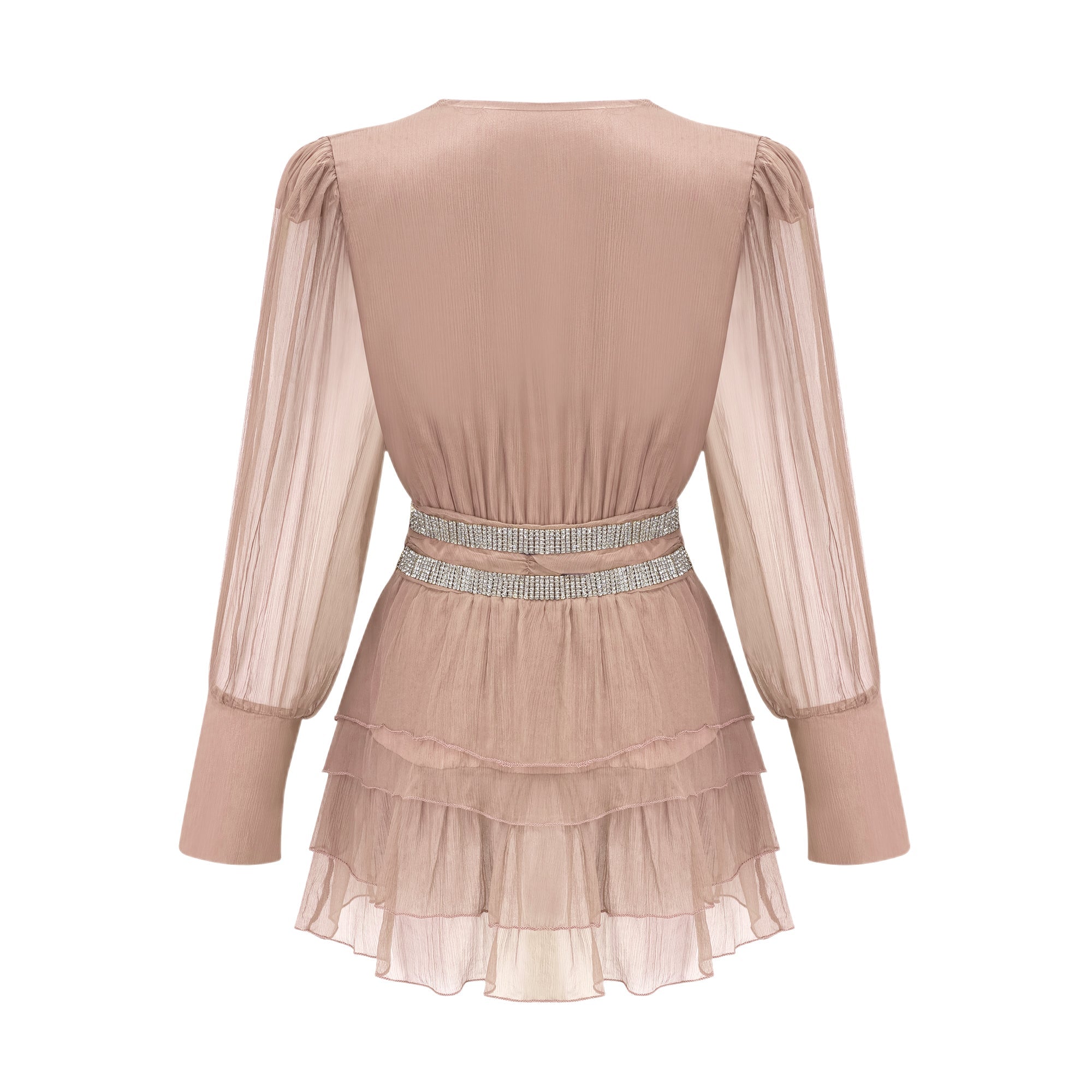 Ellica crystal-embellished silk mini dress (Final Sale)