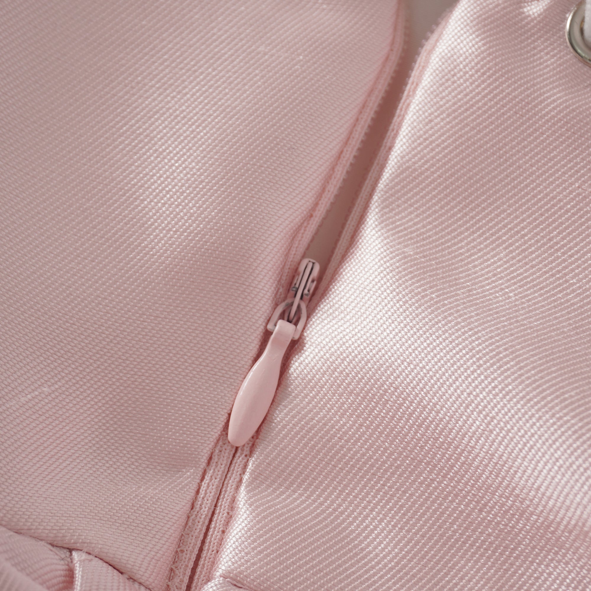 Laurine Pink Ruffled Satin Mini Dress (Final Sale-US Only)