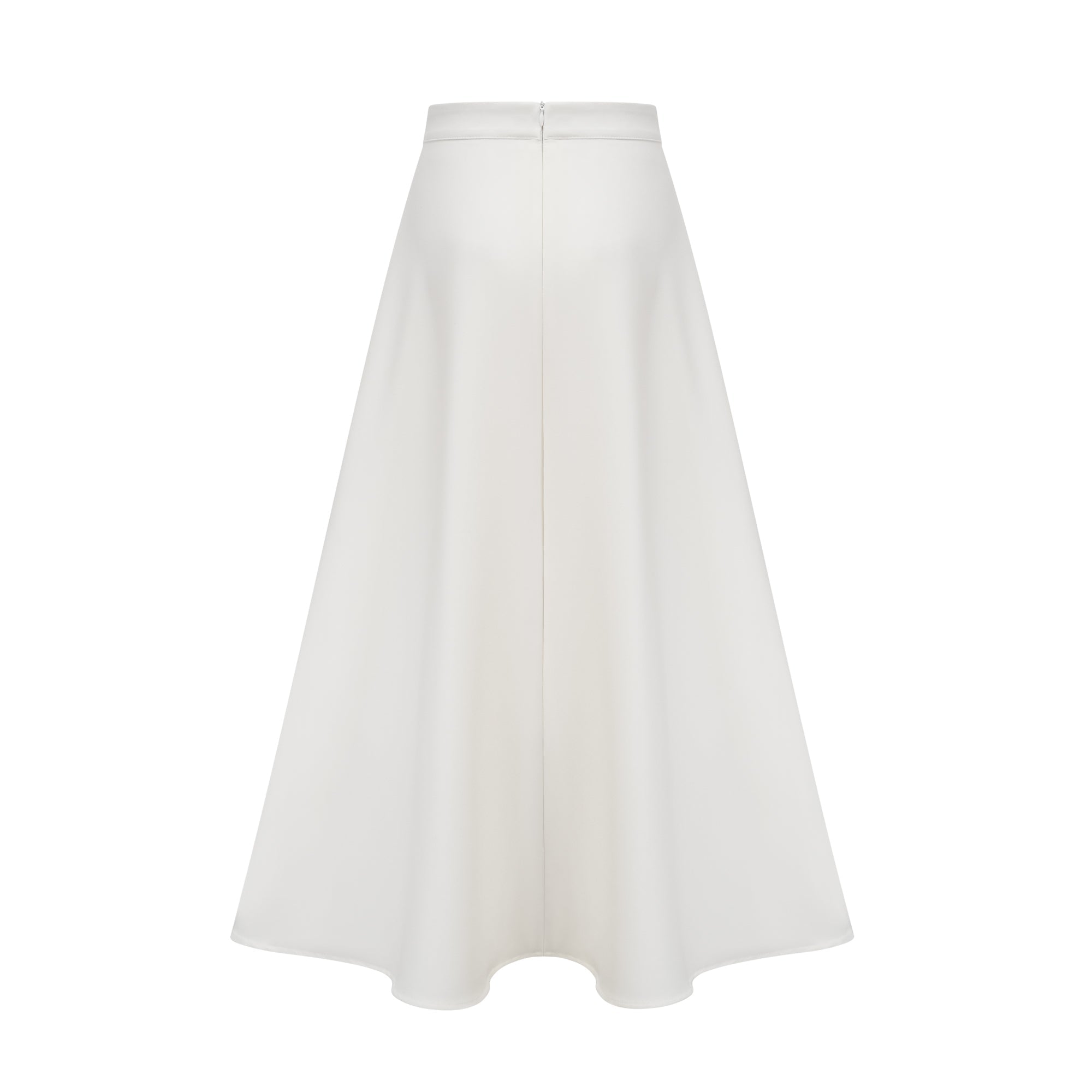 Hilaire white 3d-petal top & skirt matching set (Final Sale)