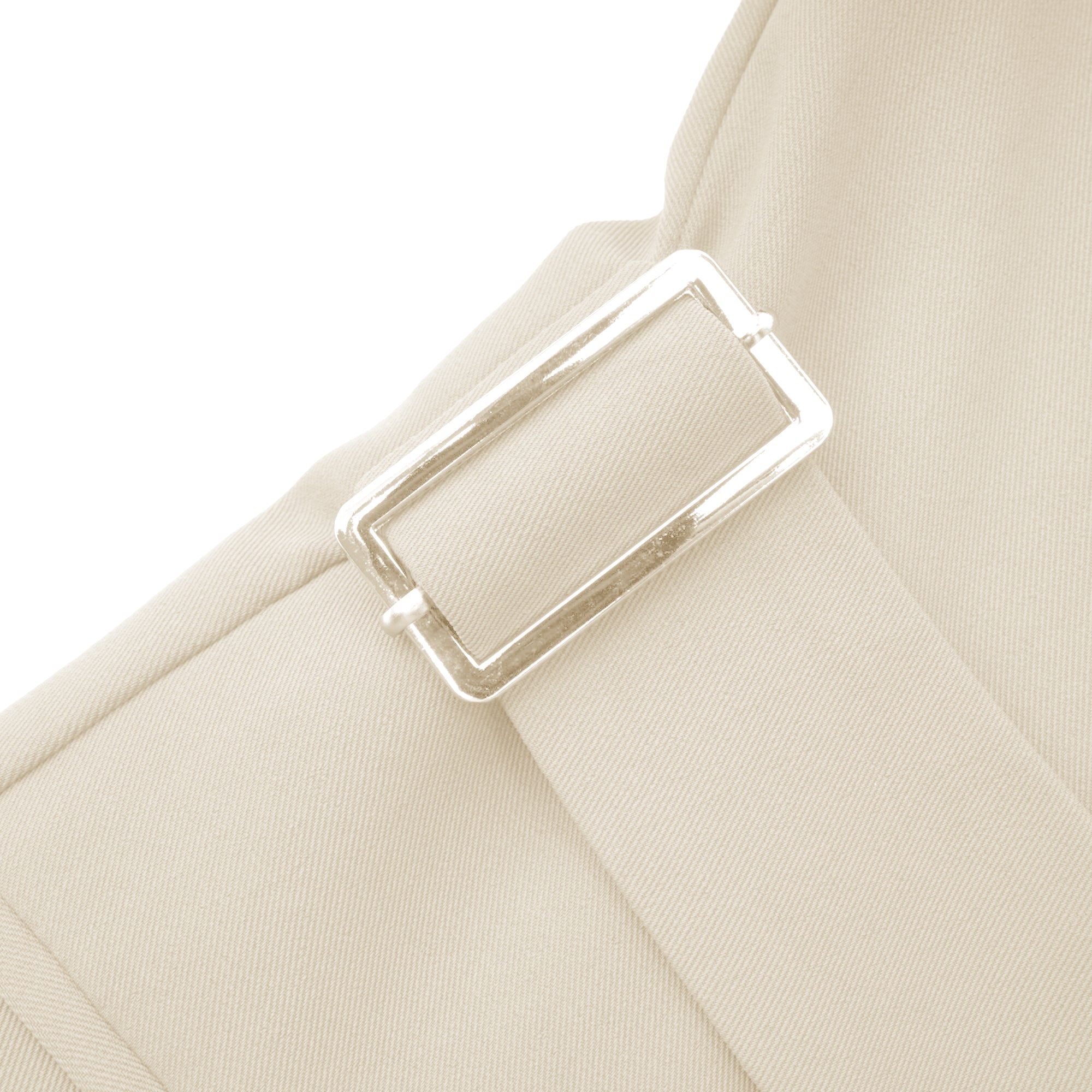 Amelie Neutral Asymmetrical Cut-Out Jacket (Final Sale-US Only)