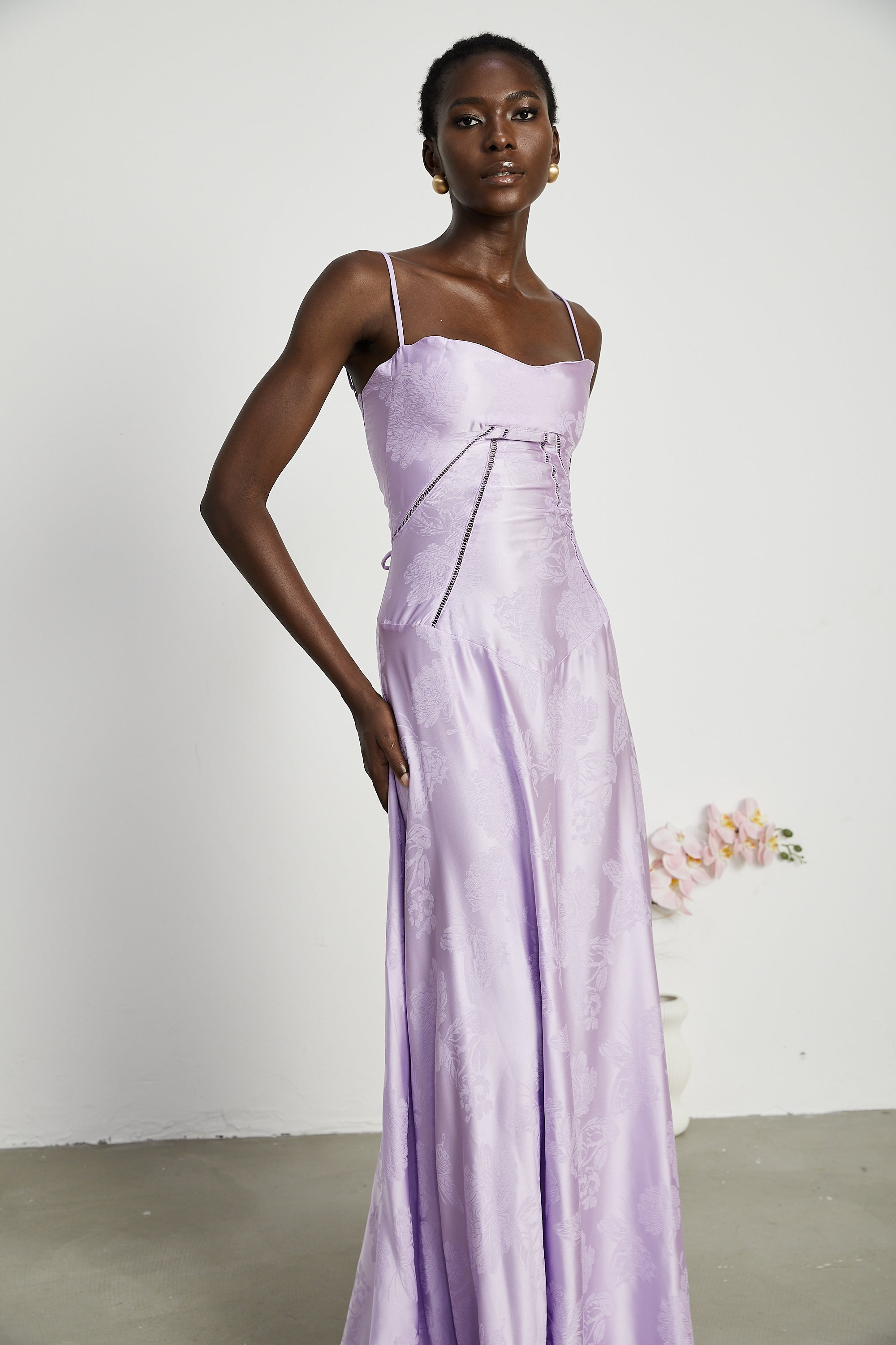 Adabella floral maxi dress