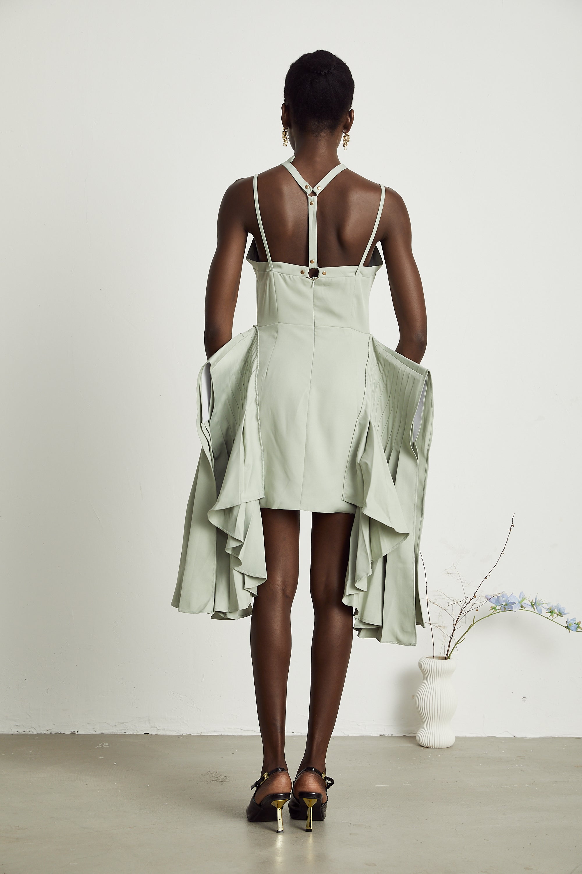 Michel layered-hemline mini dress (Final Sale-US Only)