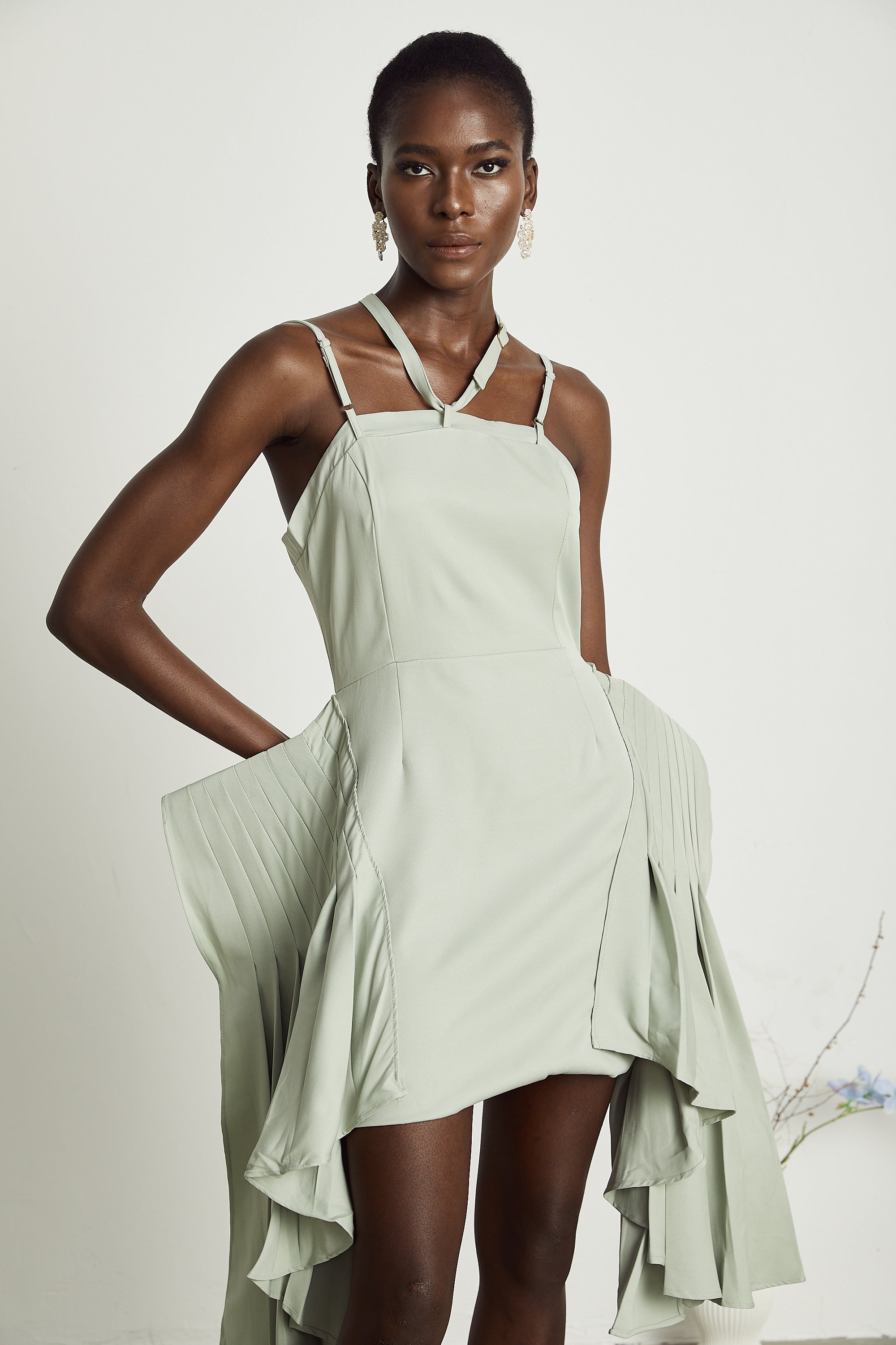 Michel layered-hemline mini dress (Final Sale-US Only)
