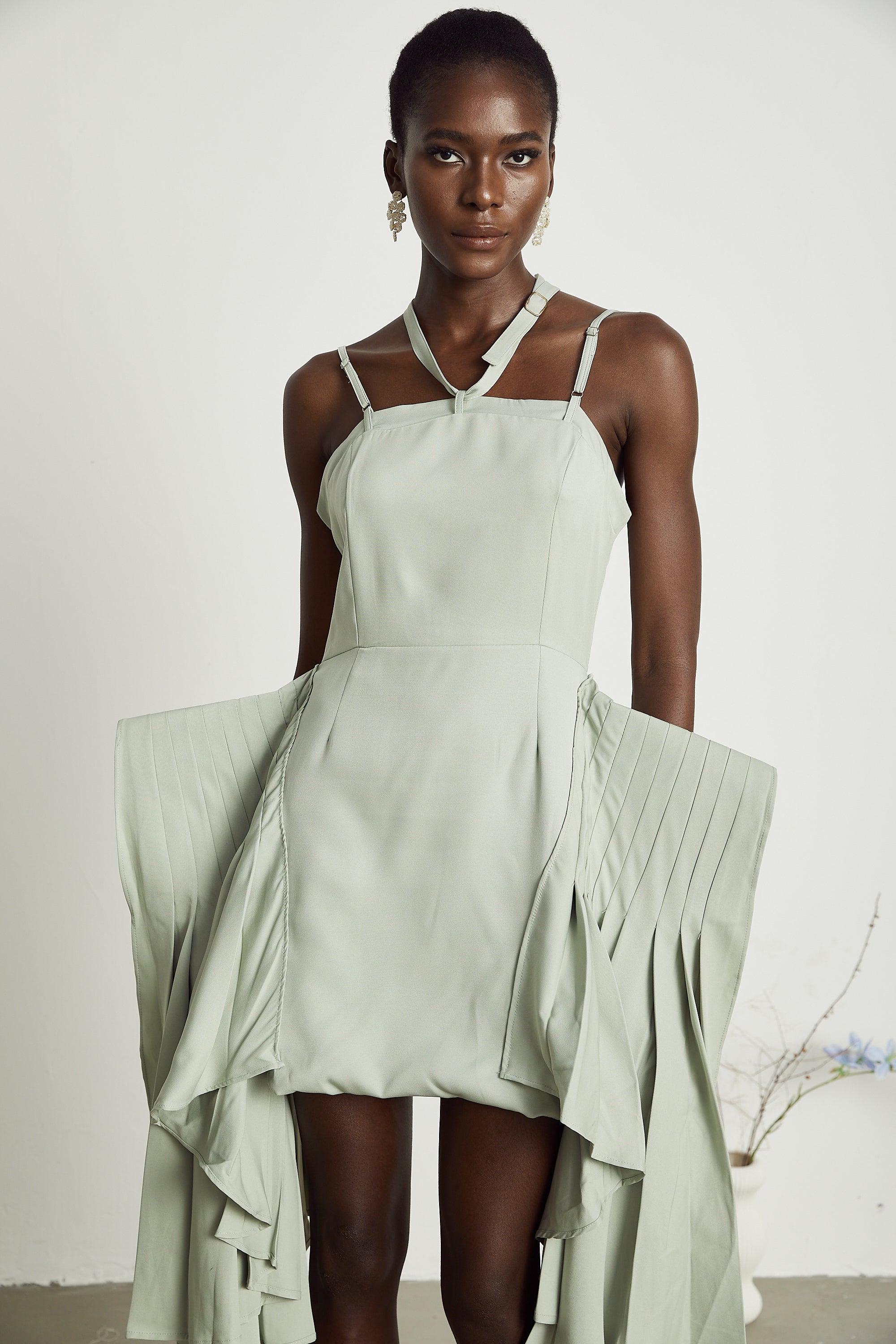 Michel layered-hemline mini dress (Final Sale-US Only)