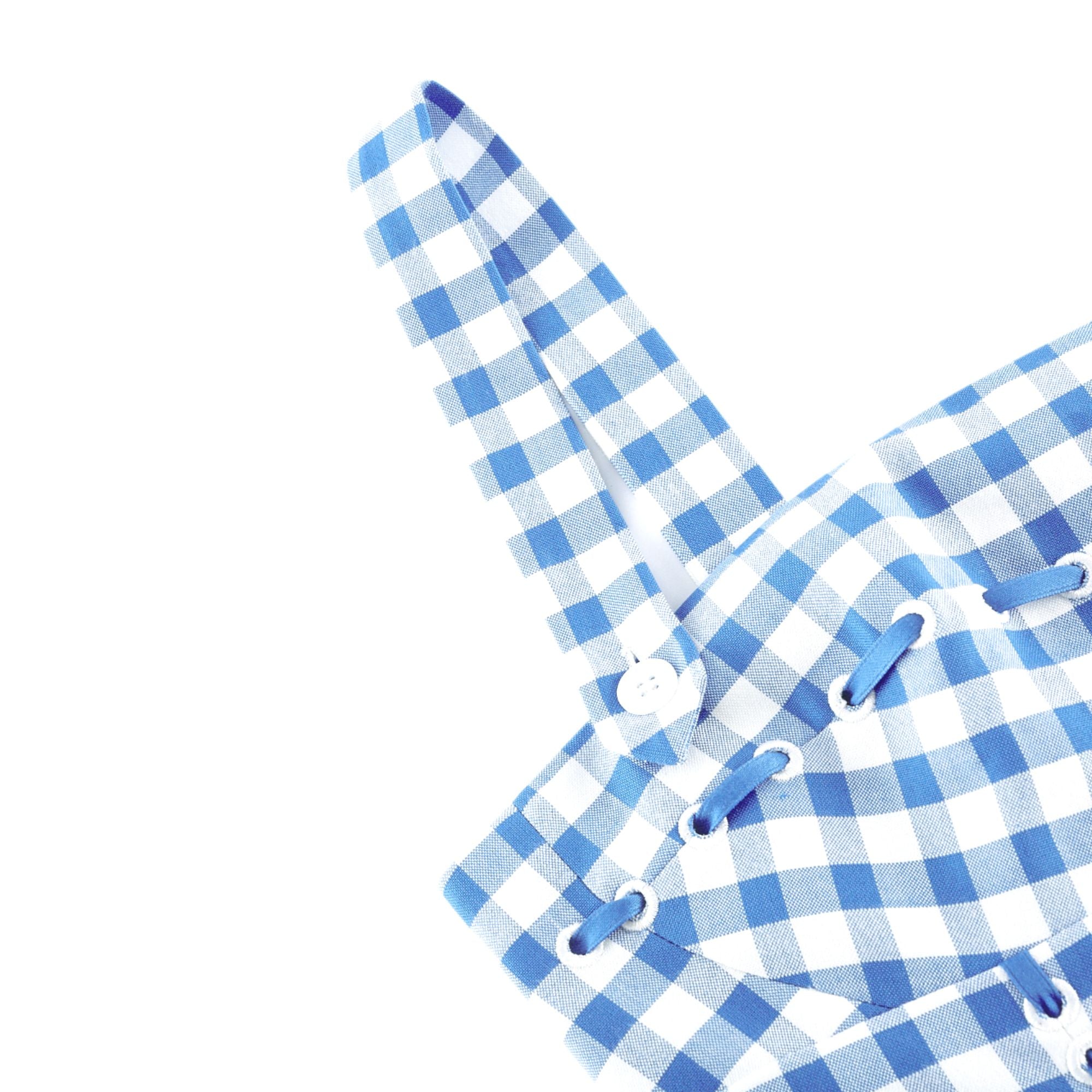 Diane gingham midi dress (Final Sale)