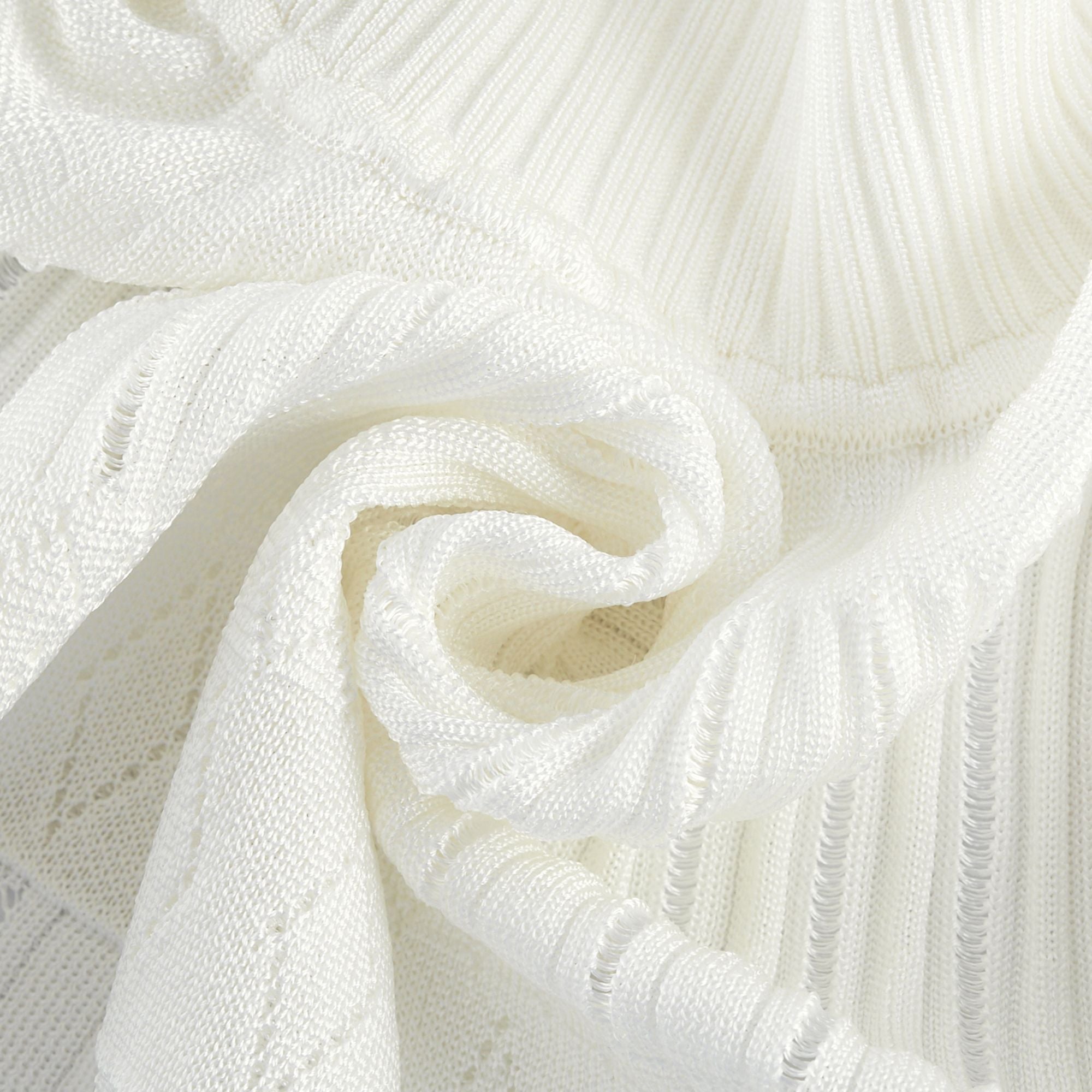 Noémie White Cut-out Pleated Mini Dress