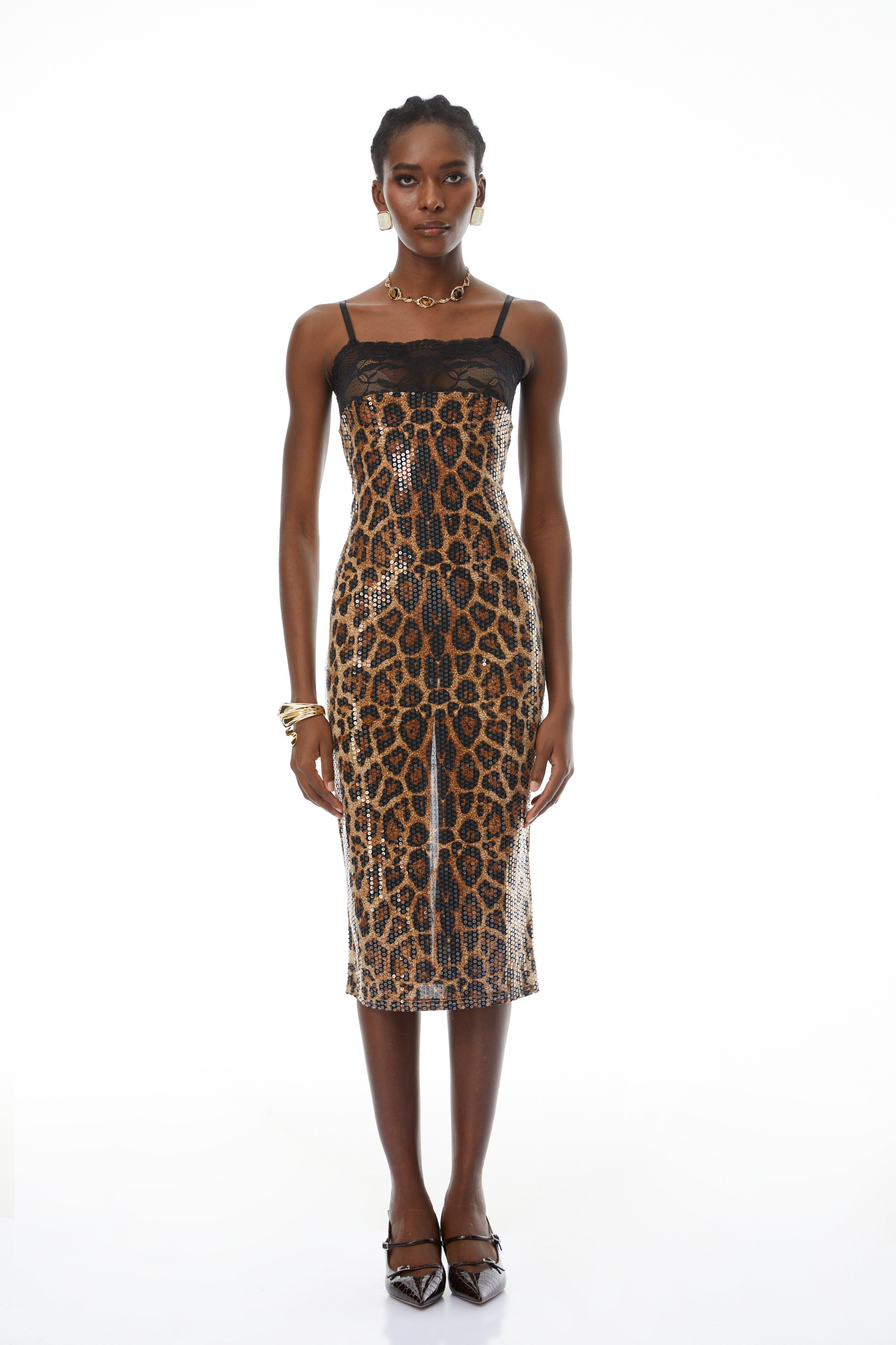 leopard dress
