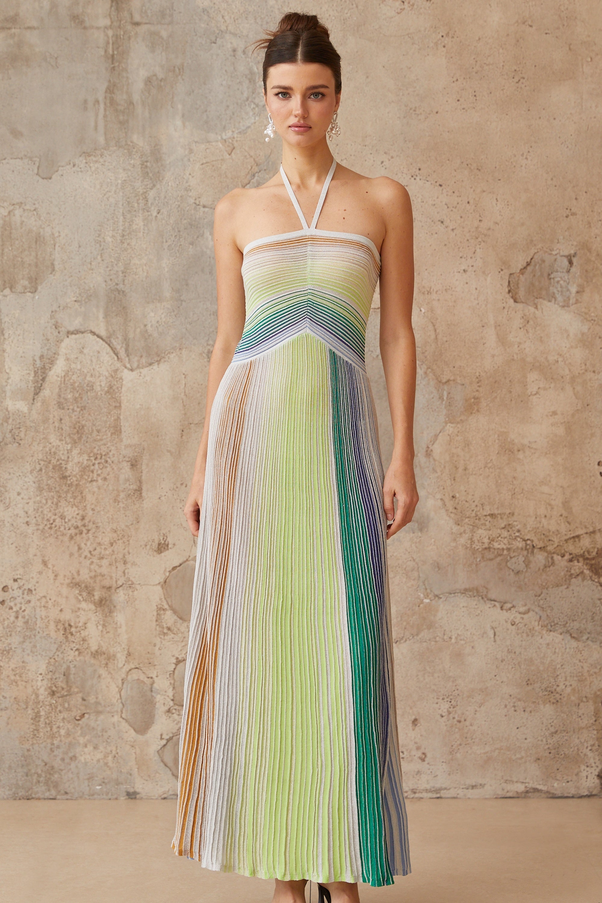 Halterneck Maxi Dress