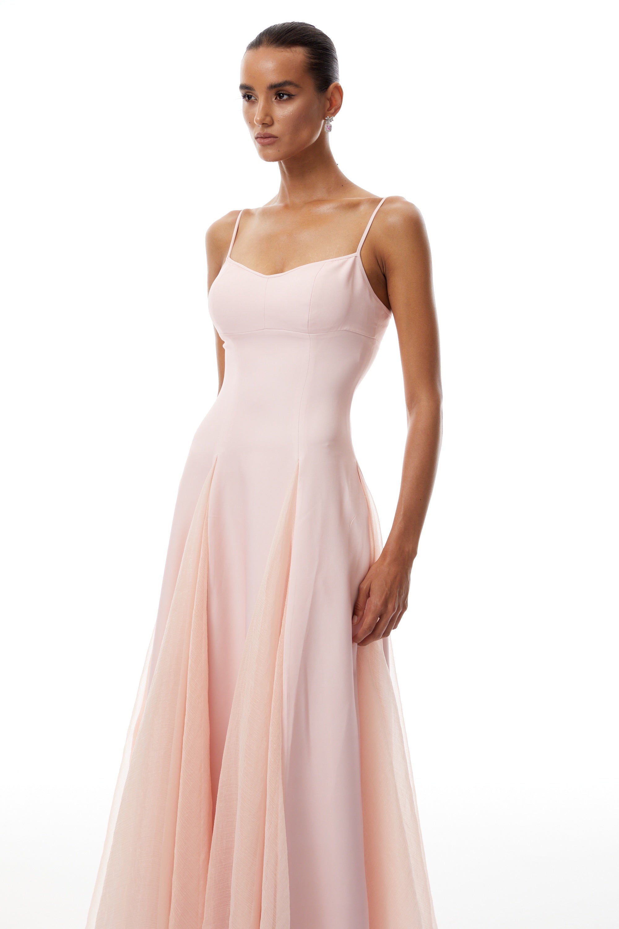 Sofie Pink Pleated Maxi Dress (Final Sale-US Only)