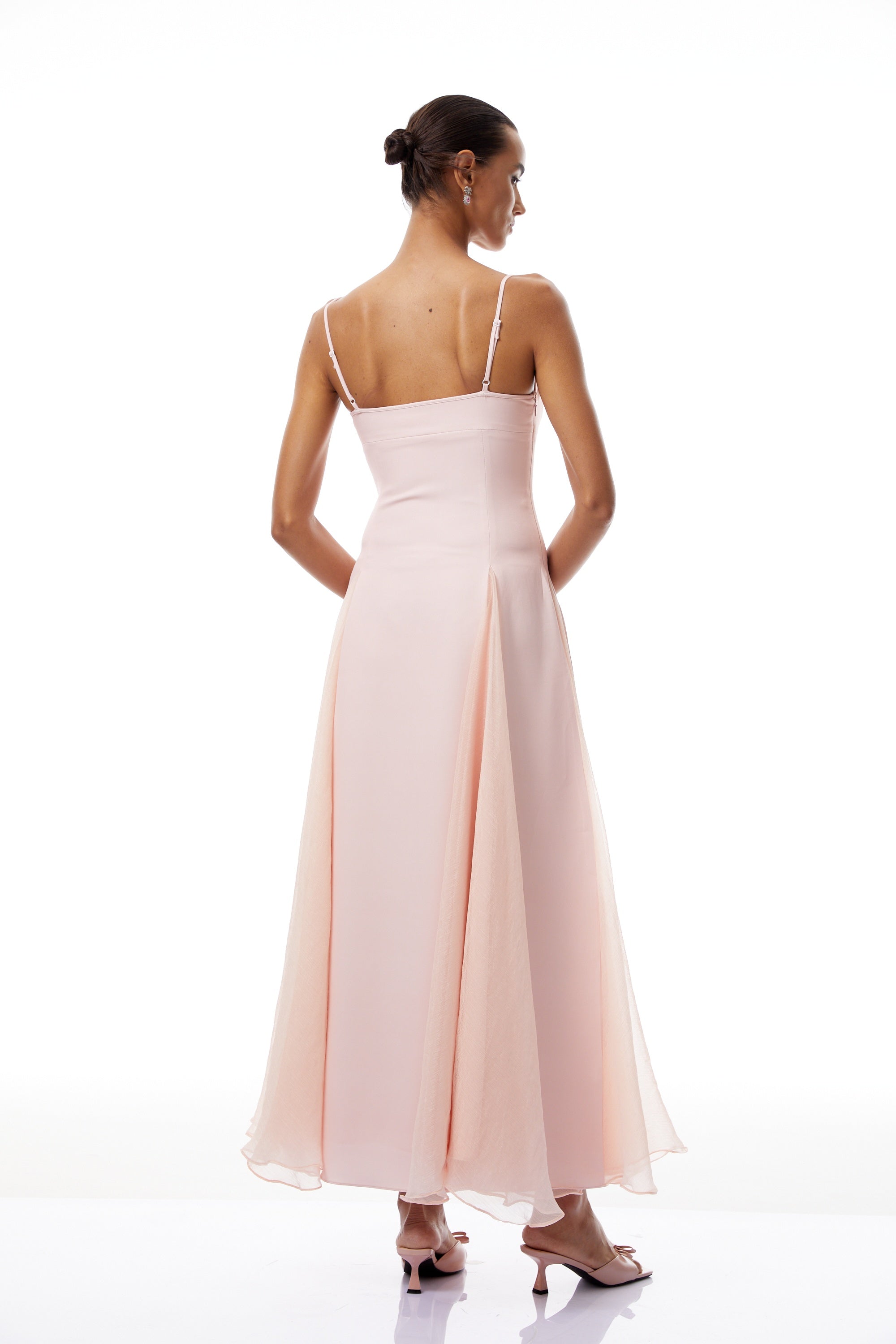 Sofie Pink Pleated Maxi Dress (Final Sale-US Only)