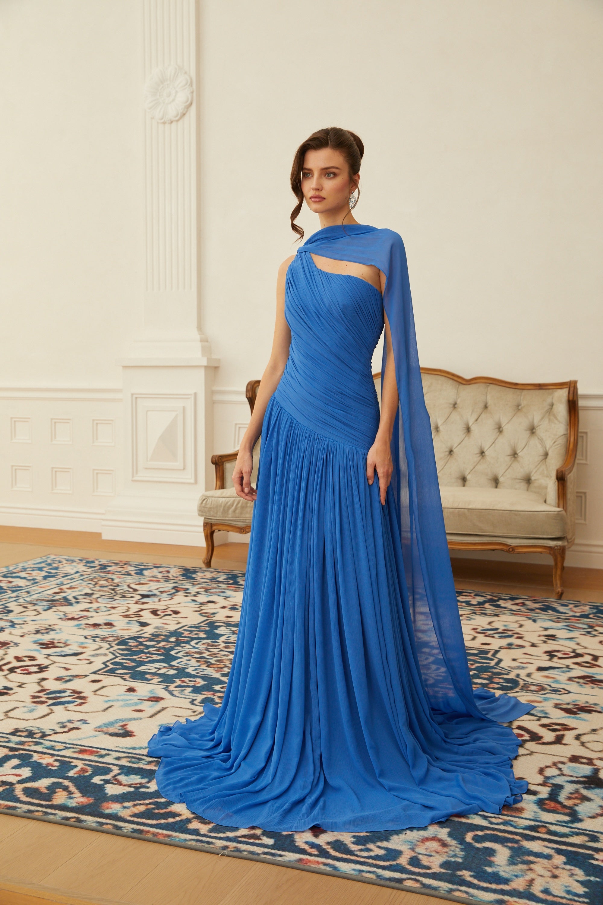 Ruched Maxi Dress