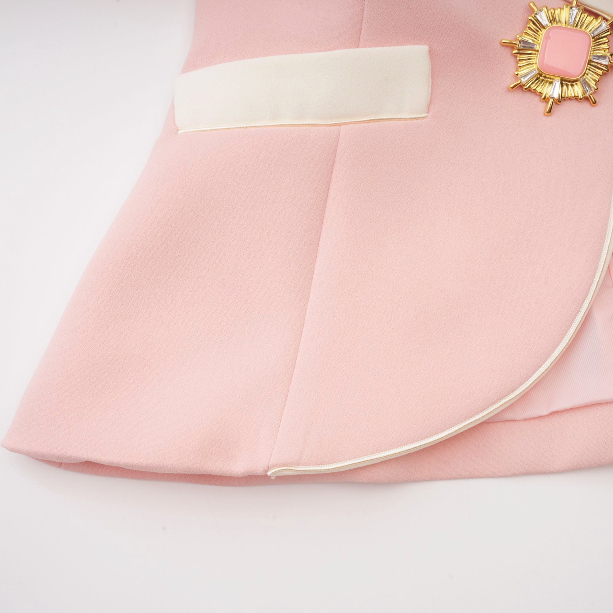 Claretta colour-block blazer & pants matching set (Final Sale)