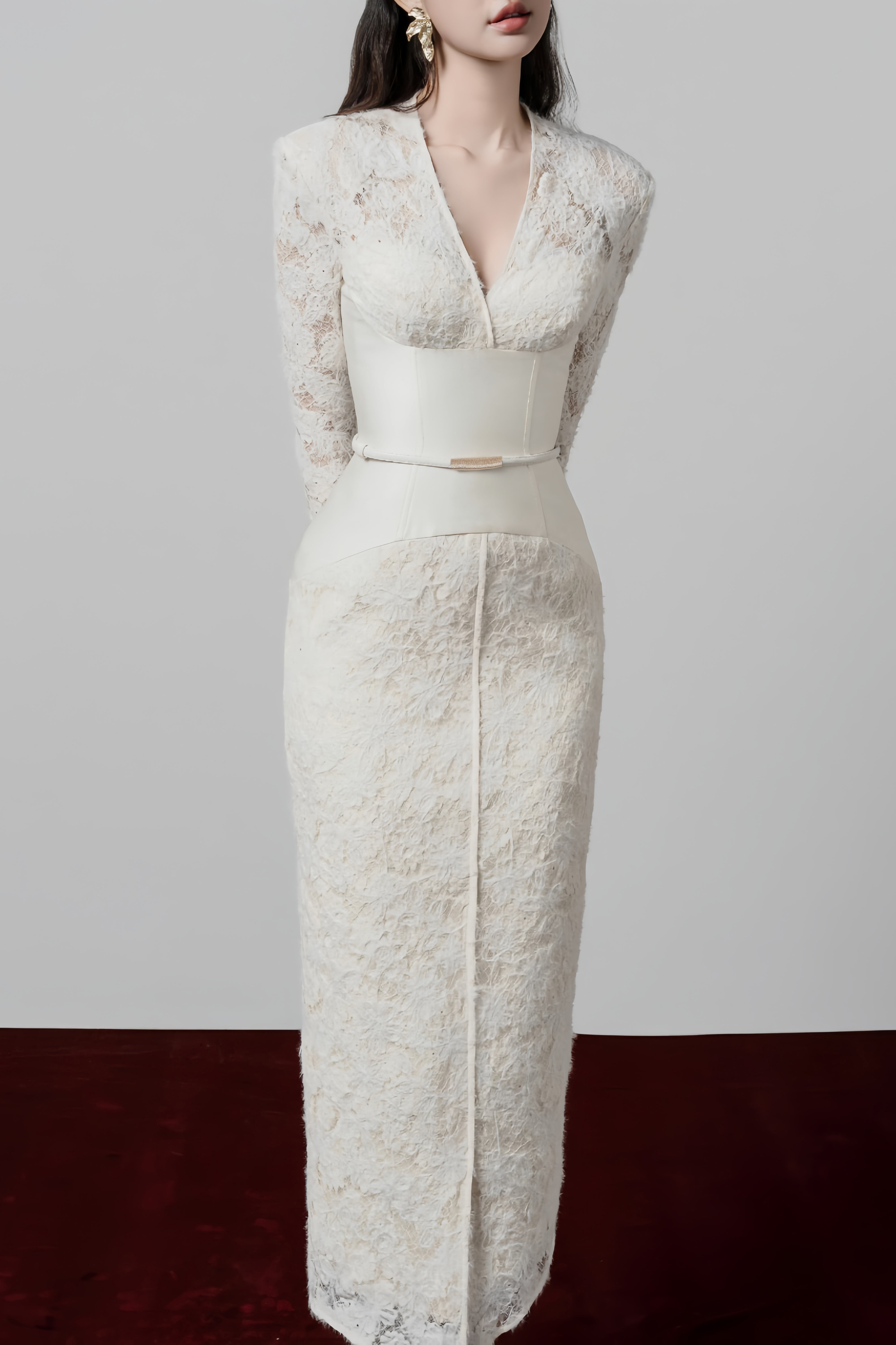 Pencil Dress With Corset