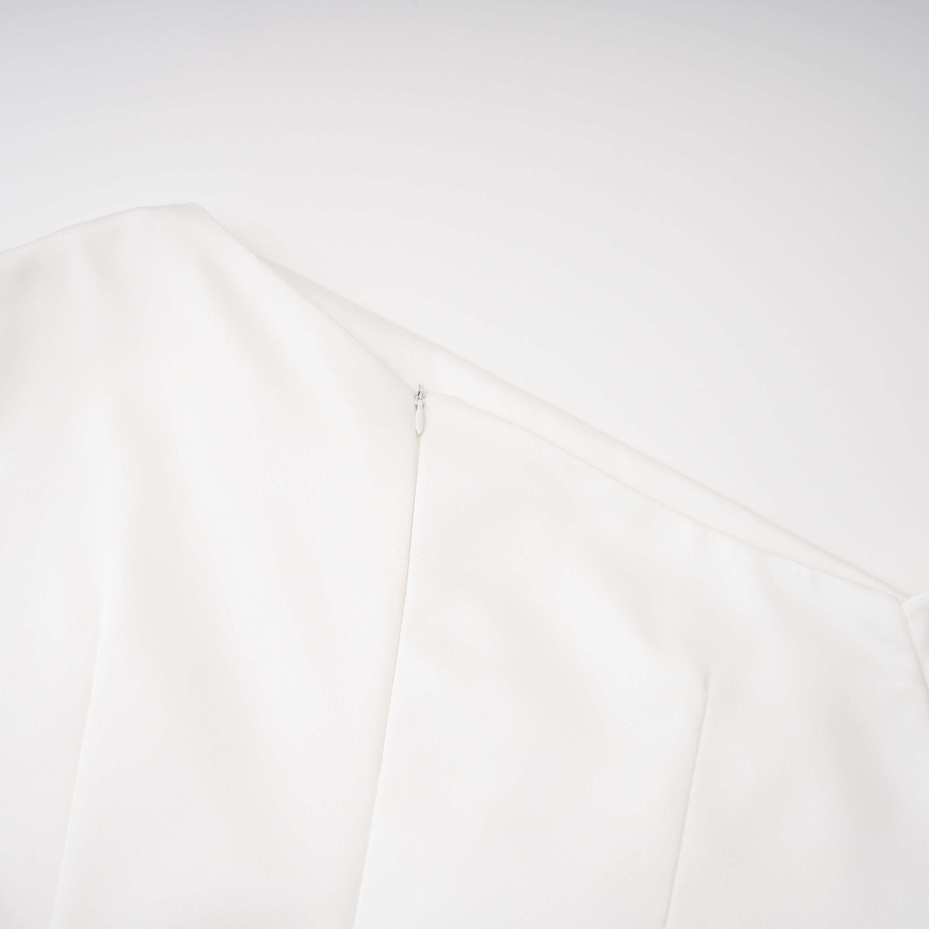 Amarante White One Shoulder Asymmetrical Midi Dress (Final Sale-US Only)