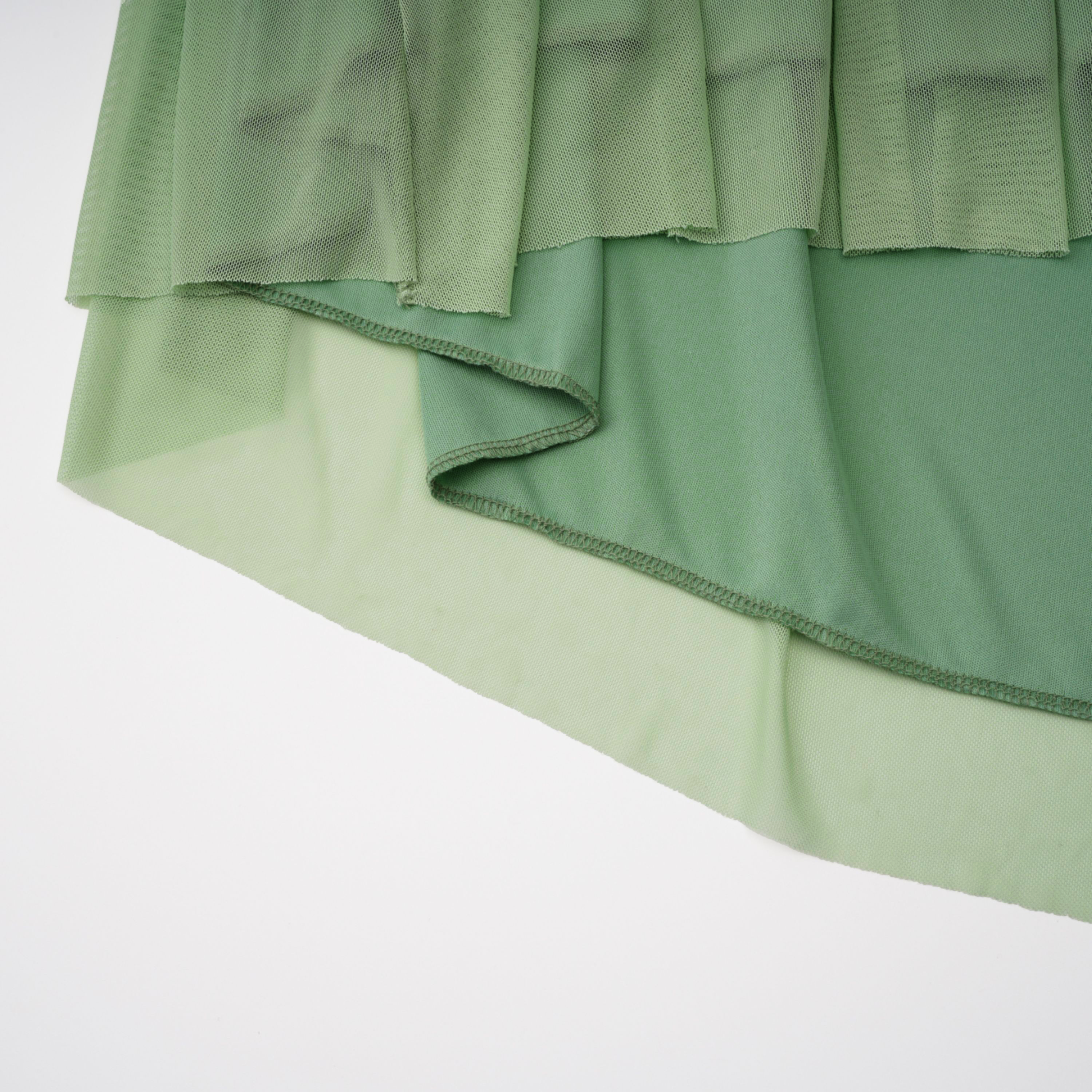 Amity Green Halterneck Bustier Top & Skirt Set