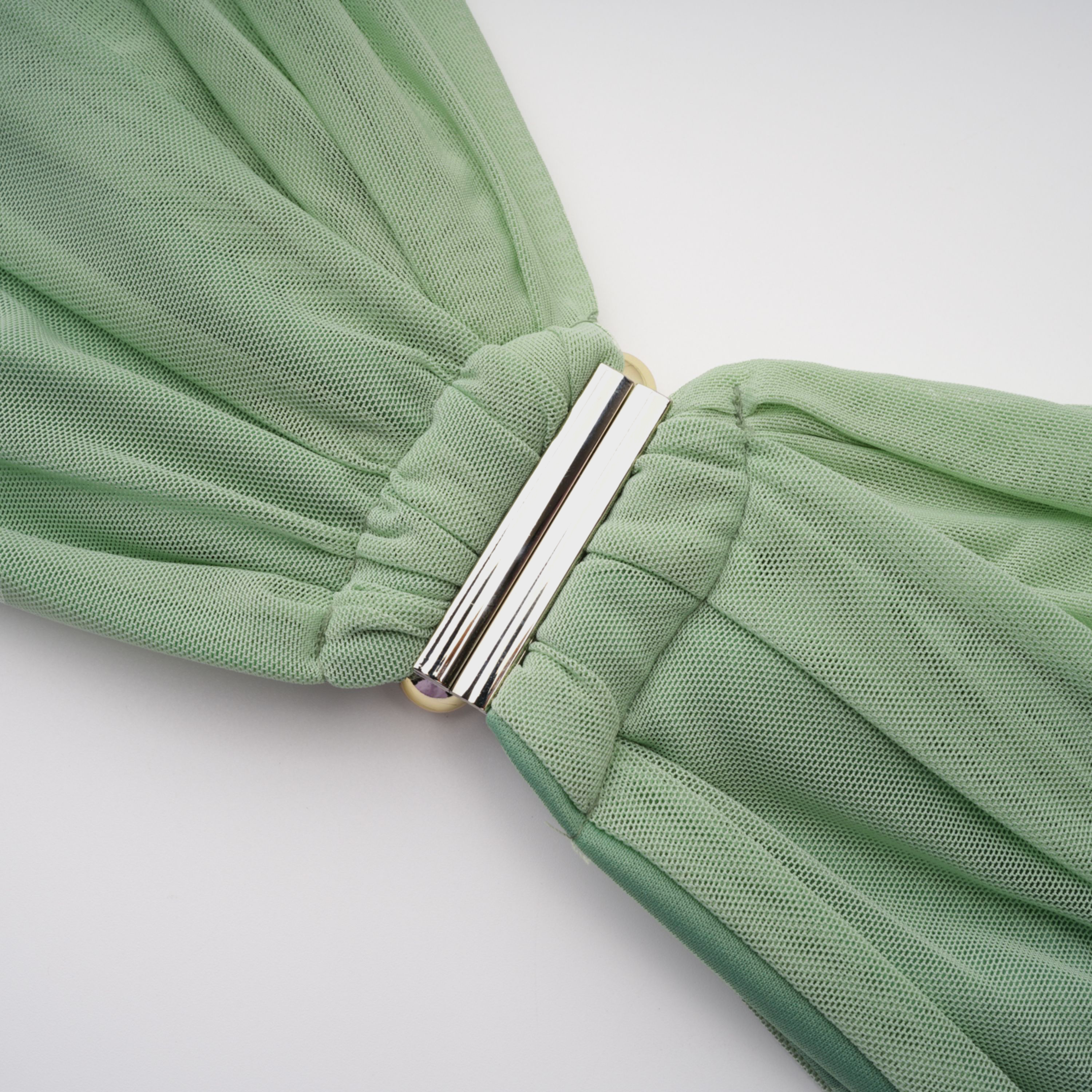 Amity Green Halterneck Bustier Top & Skirt Set