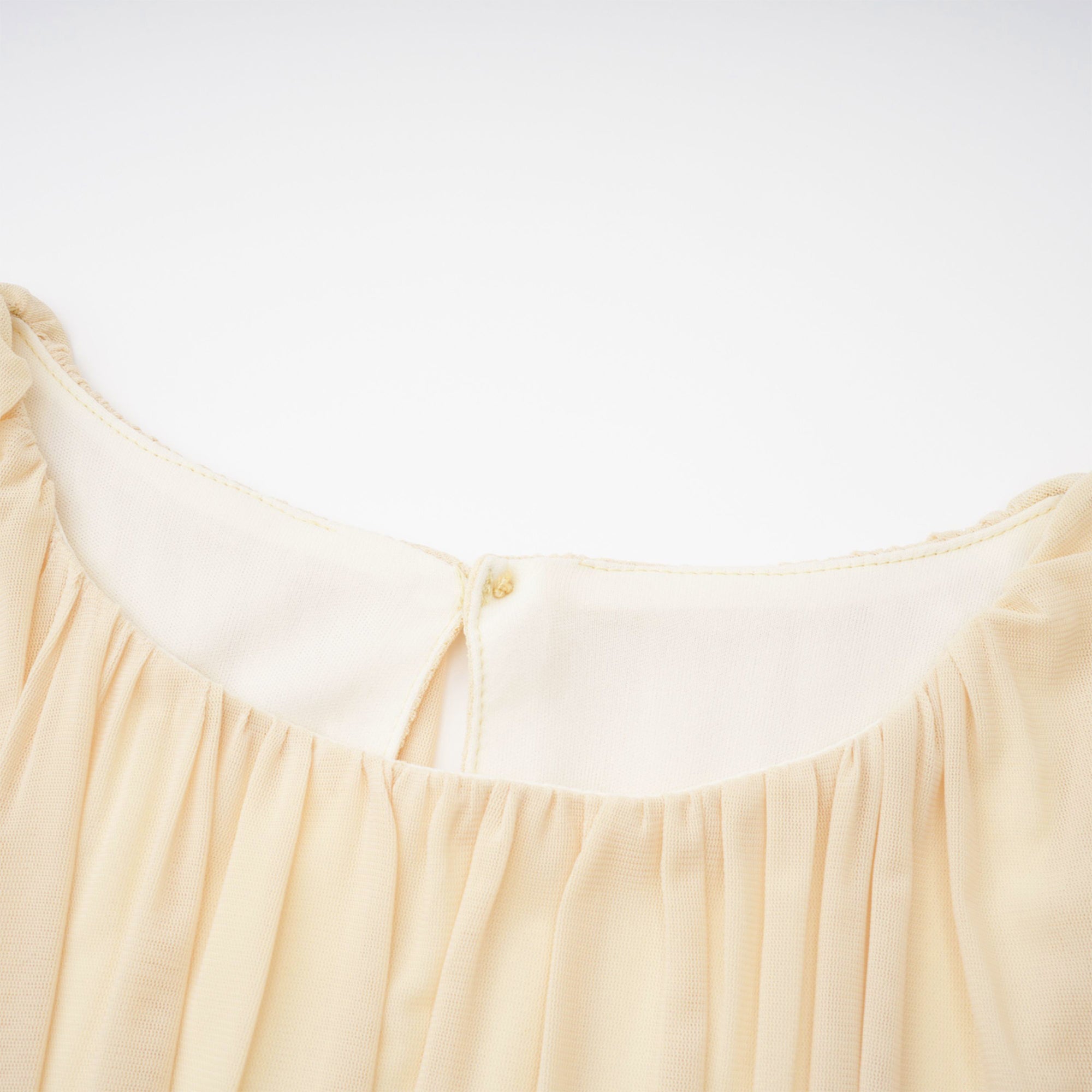 Annabelle Yellow Lantern Sleeve Pleated Maxi Dress (Final Sale-US Only)