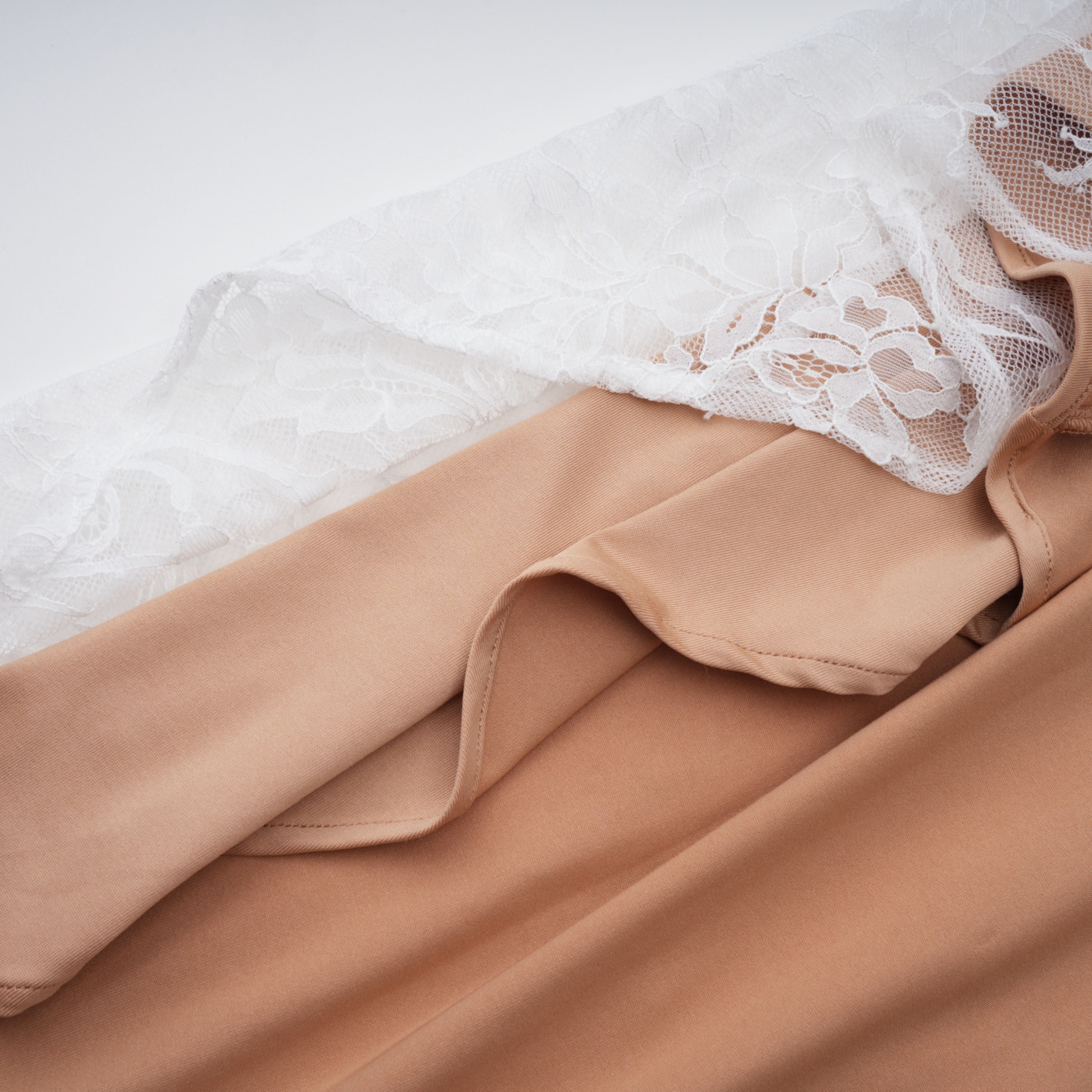 Bethany White Asymmetrical Lace Maxi Dress (Final Sale-US Only)