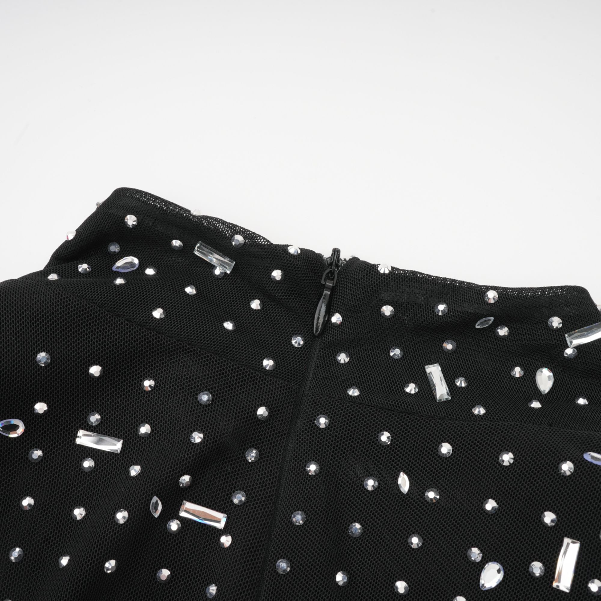 Léna black embellished semi-sheer maxi dress (Final Sale-US Only)
