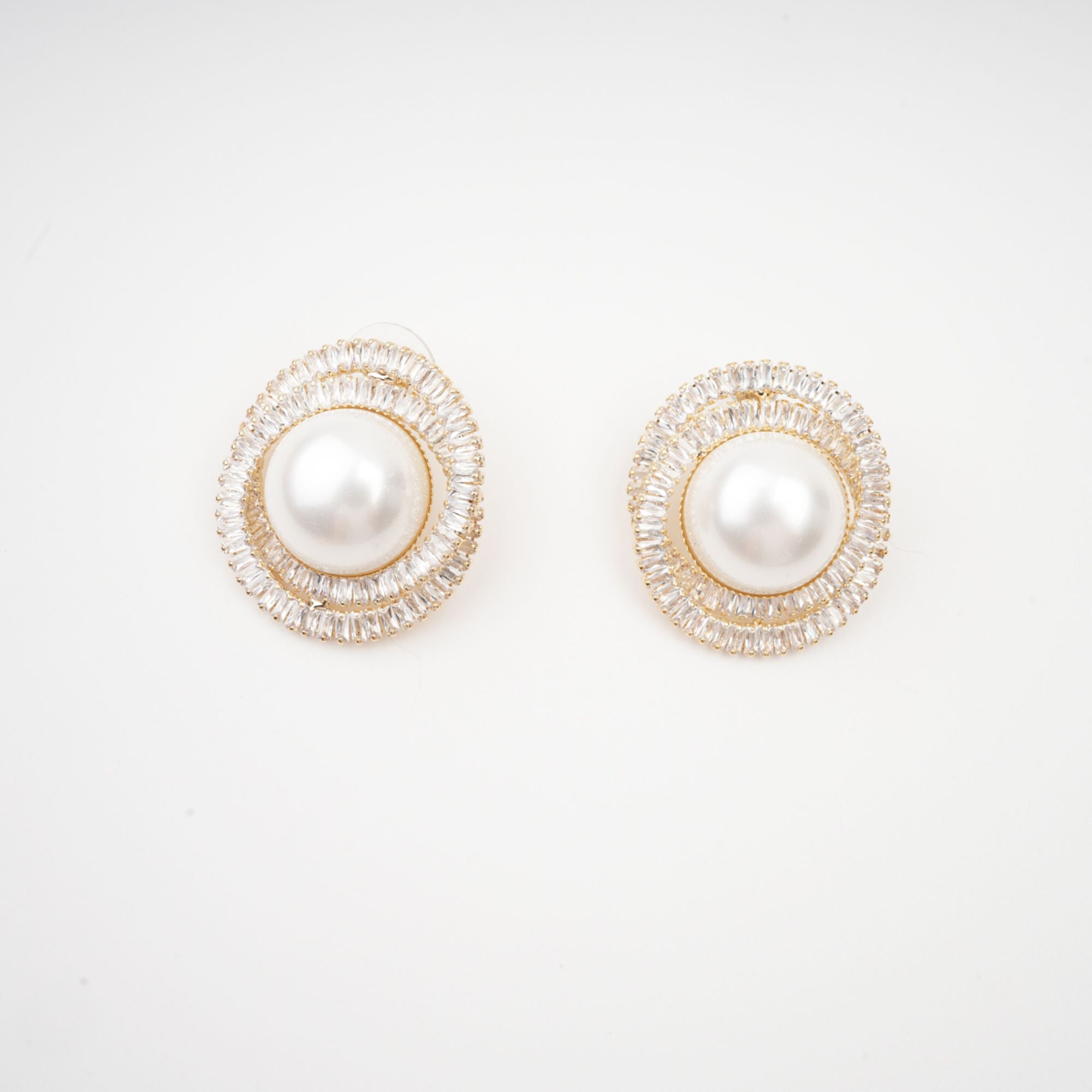 Éléonore crystal faux-pearl earrings (Final Sale-US Only)