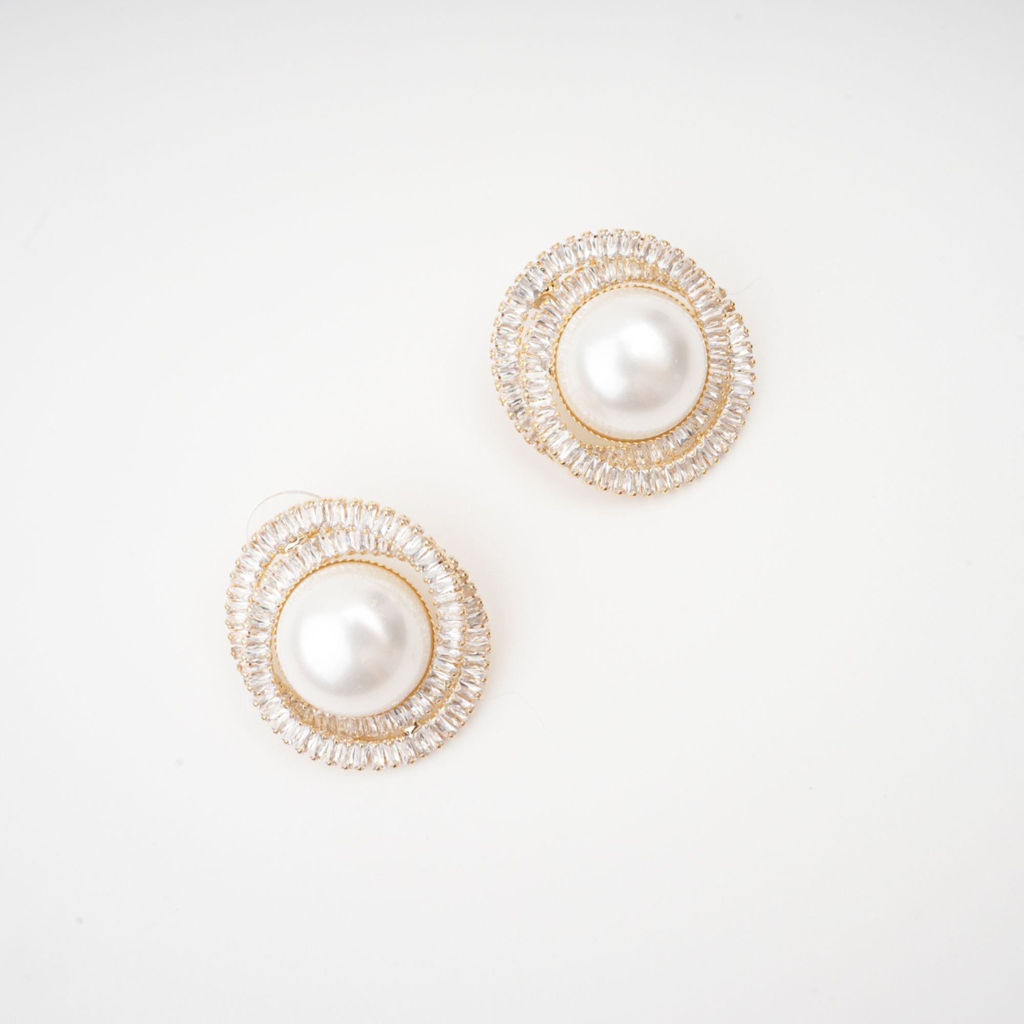 Éléonore crystal faux-pearl earrings (Final Sale-US Only)