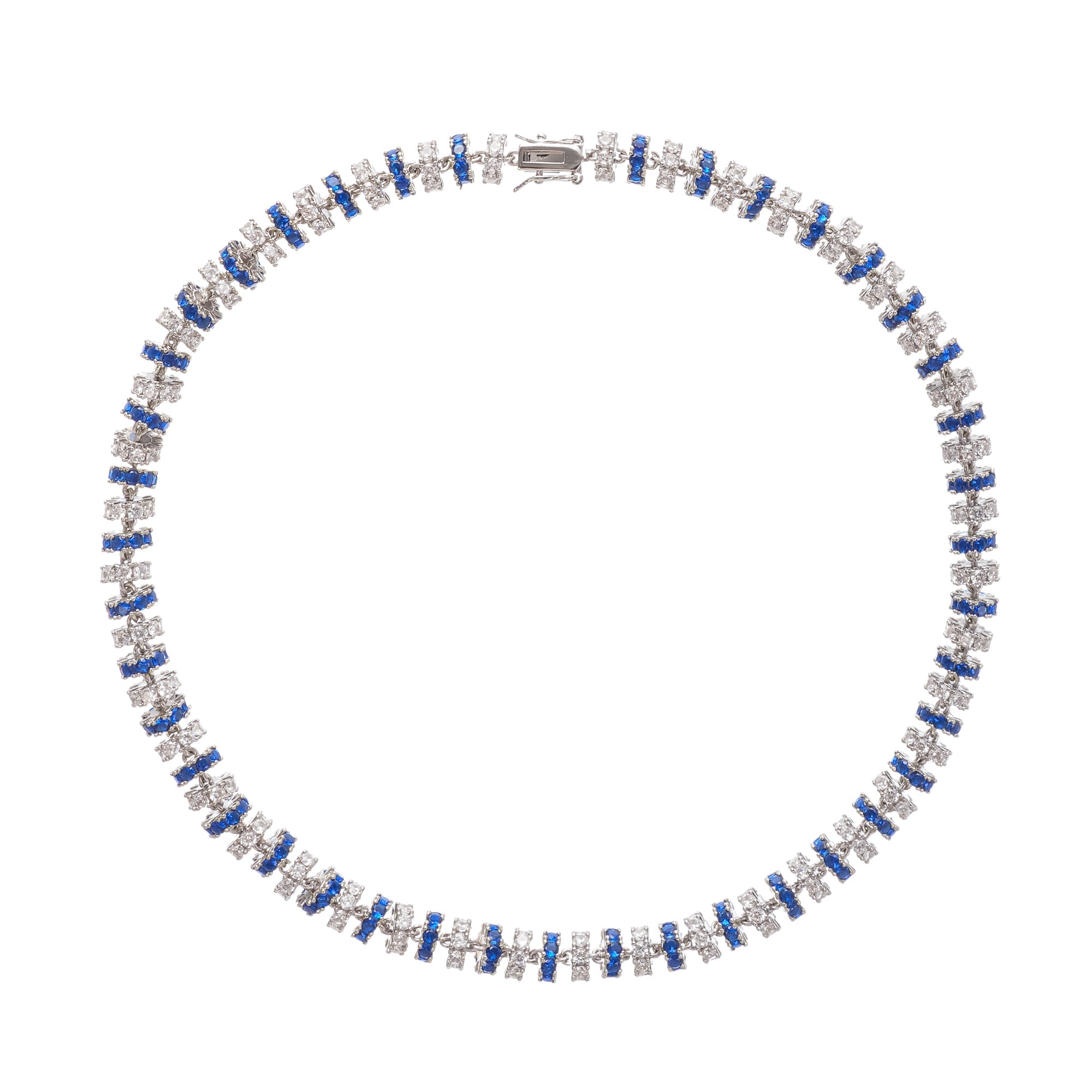 Sandrine Blue Crystal-Embellished Necklace (Final Sale)