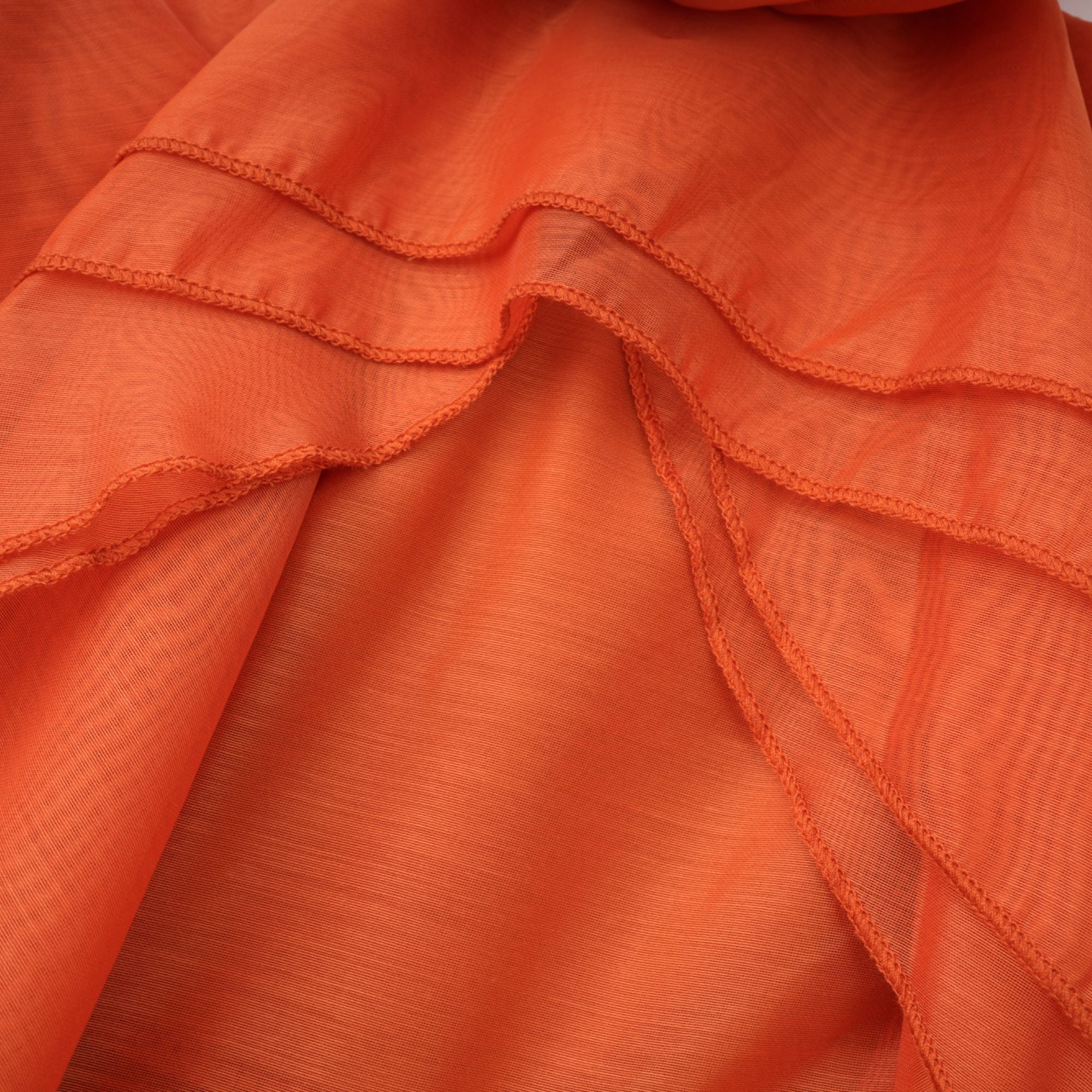 Carrie Orange Halterneck Flounced Maxi Dress (Final Sale-US Only)