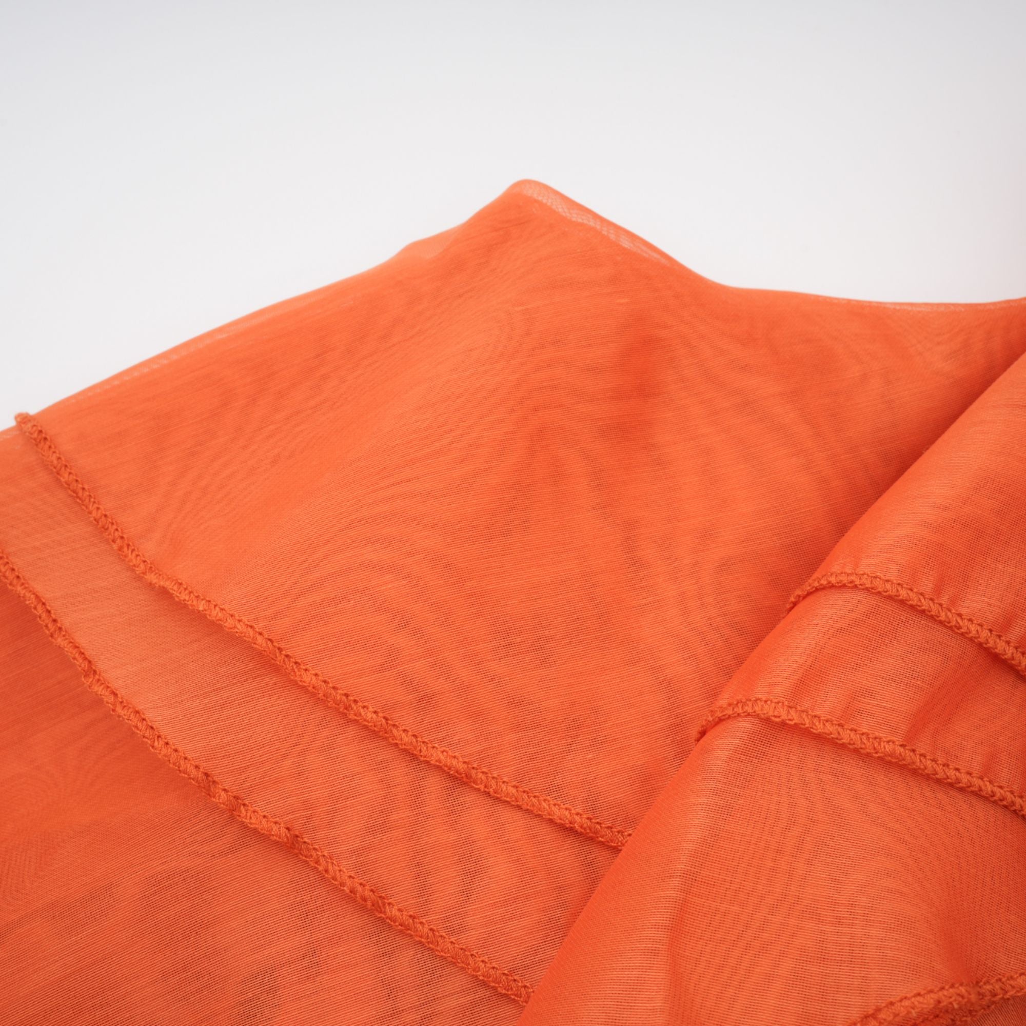 Carrie Orange Halterneck Flounced Maxi Dress (Final Sale-US Only)