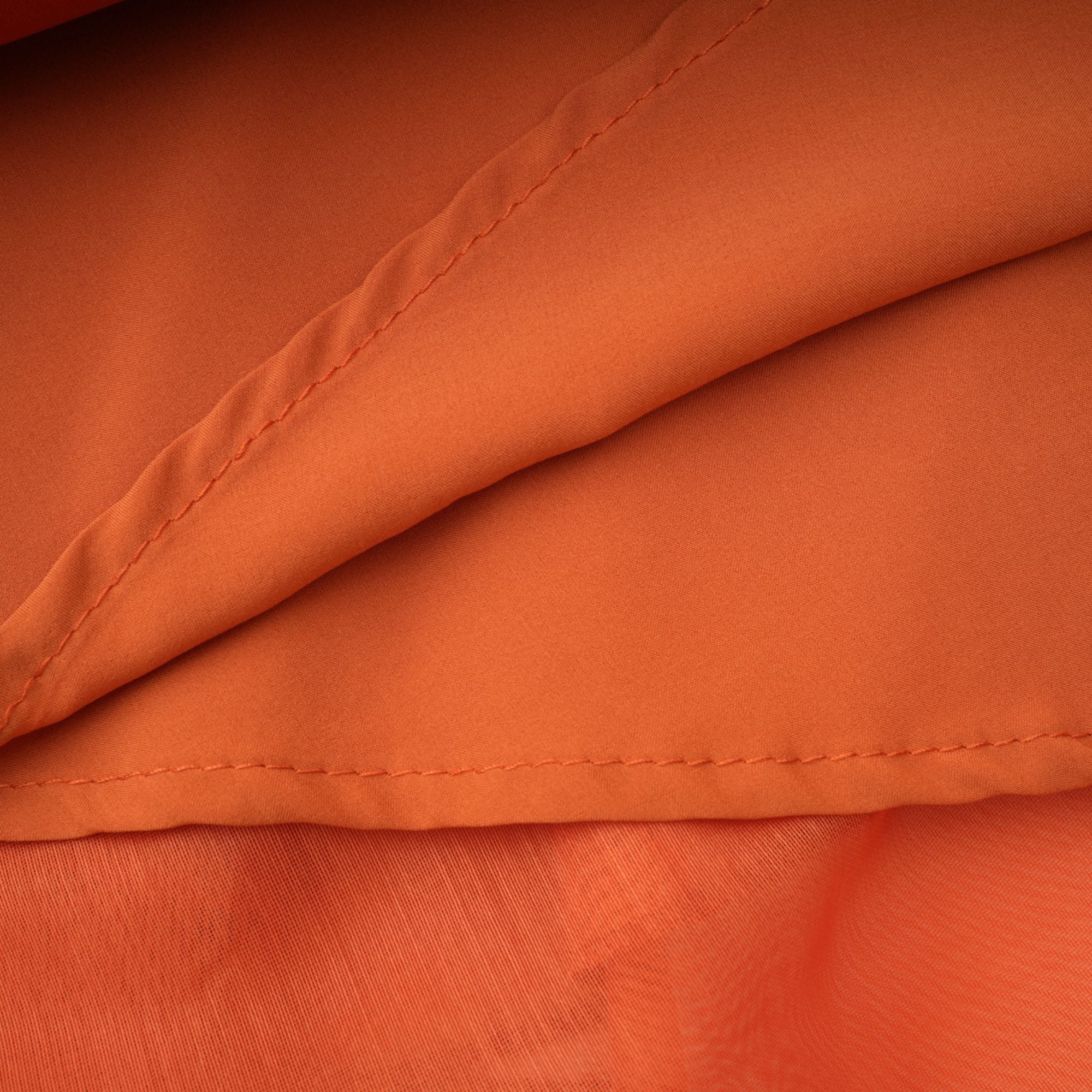 Carrie Orange Halterneck Flounced Maxi Dress (Final Sale-US Only)