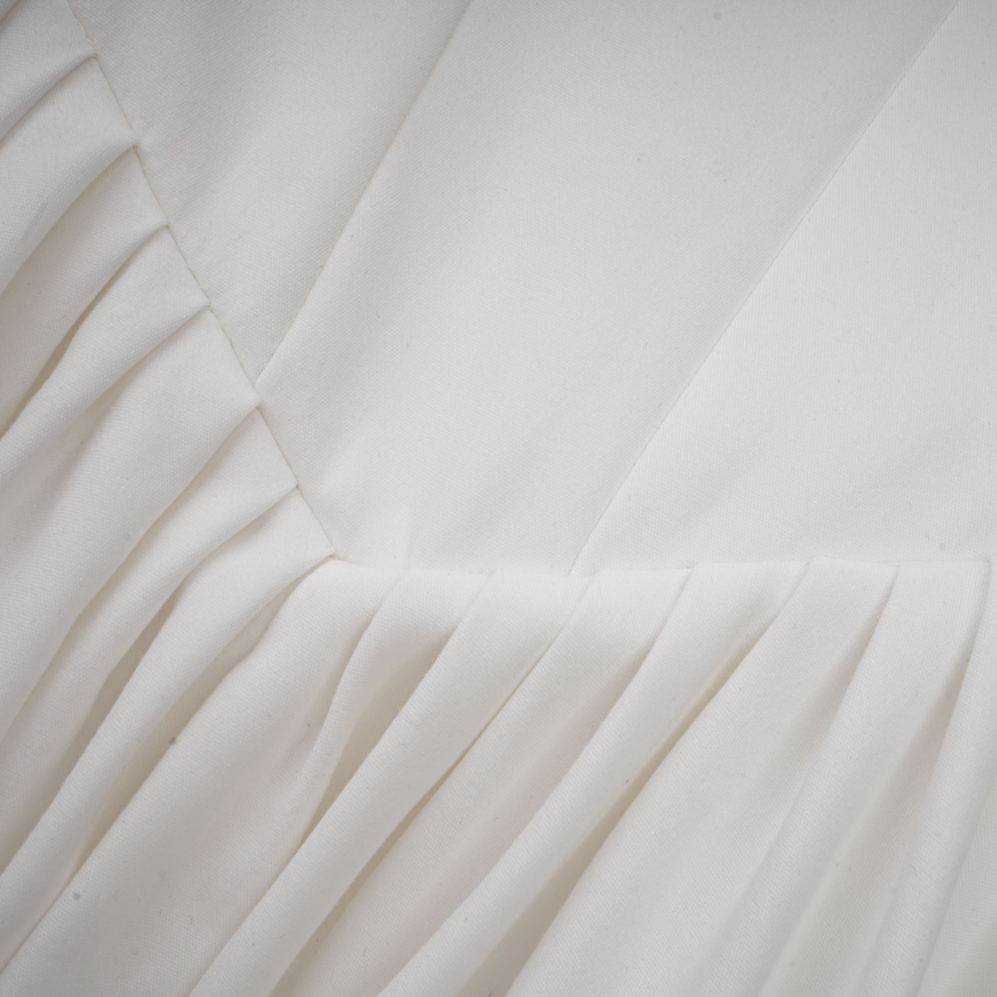 Sadie white pleated corset gown dress (Final Sale-US Only)