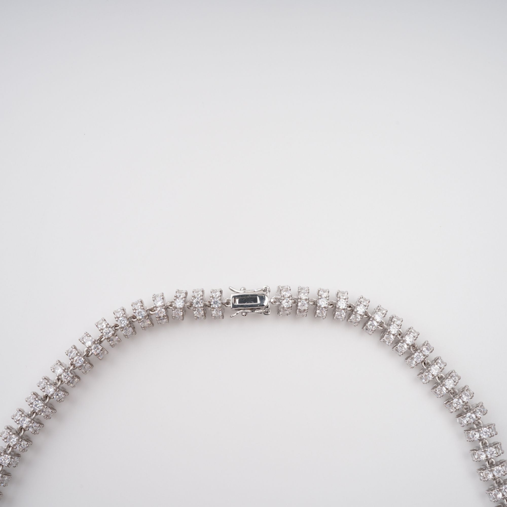 Sandrine Silver-Tone Crystal-Embellished Necklace (Final Sale)