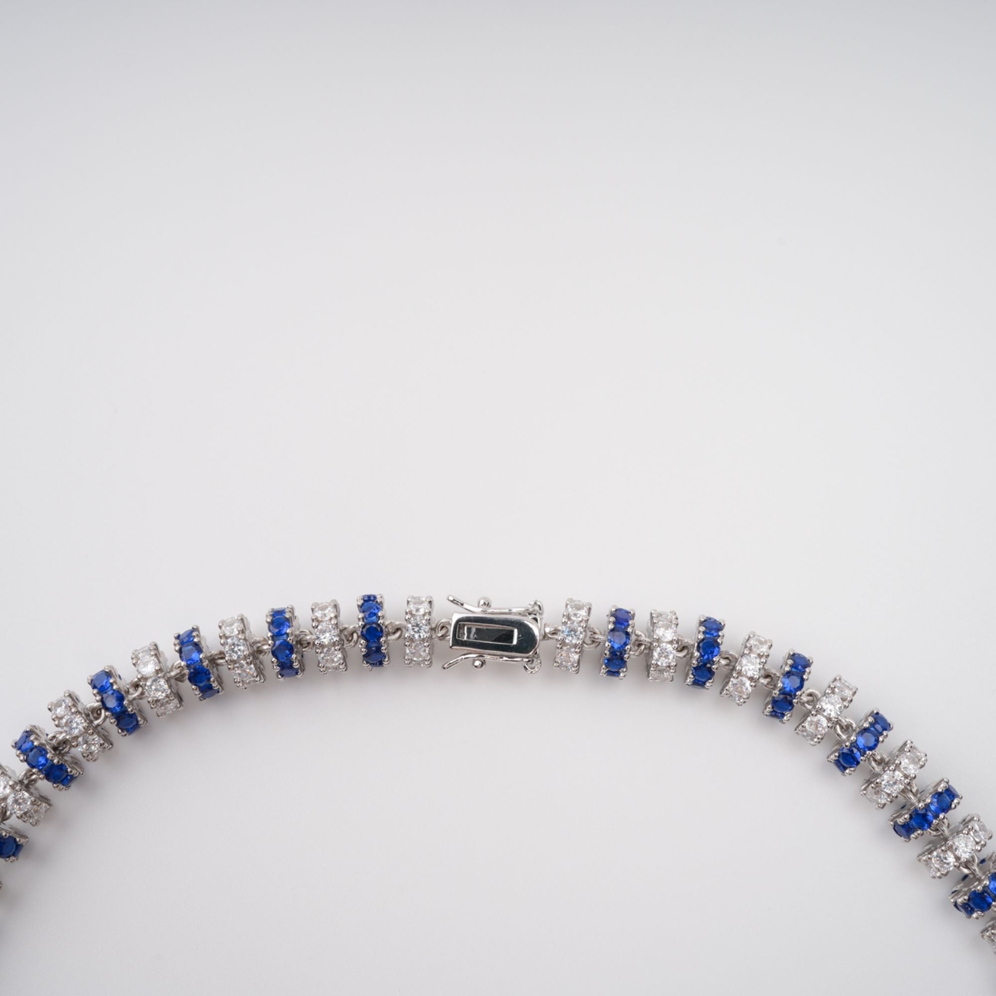 Sandrine Blue Crystal-Embellished Necklace (Final Sale)