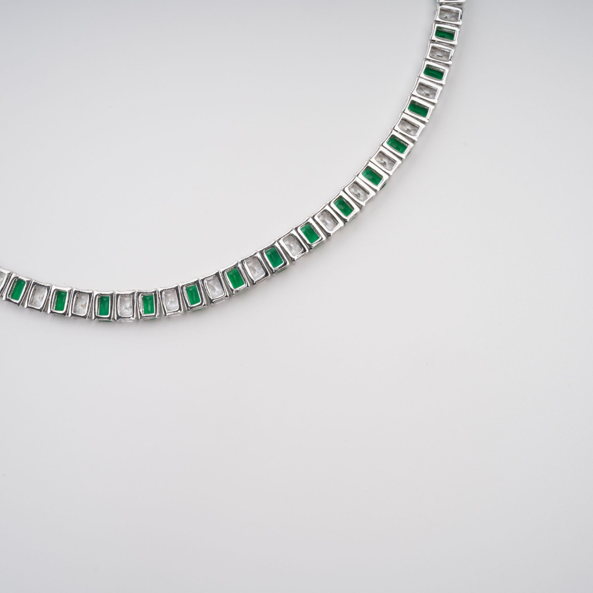 Florence Green Crystal-Embellished Necklace (Final Sale)