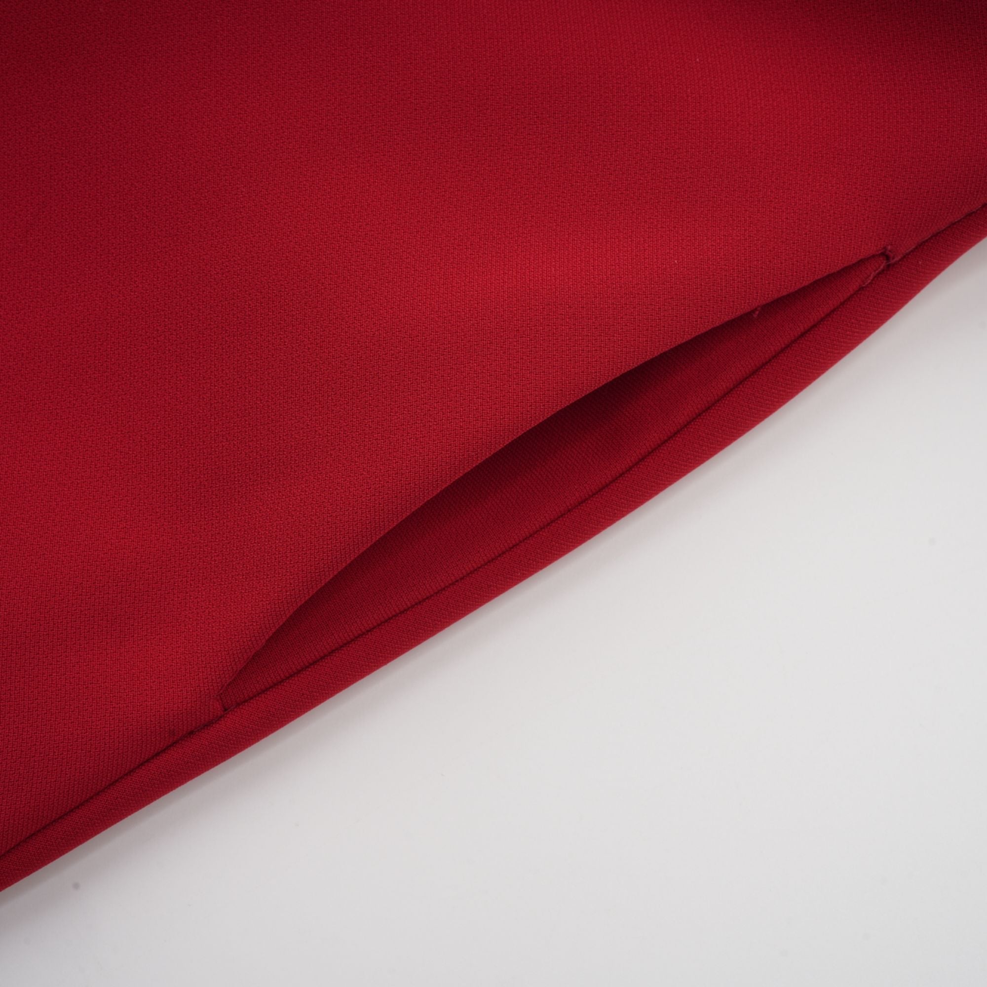 Colette red pleated blouse & skirt matching set (Final Sale-US Only)