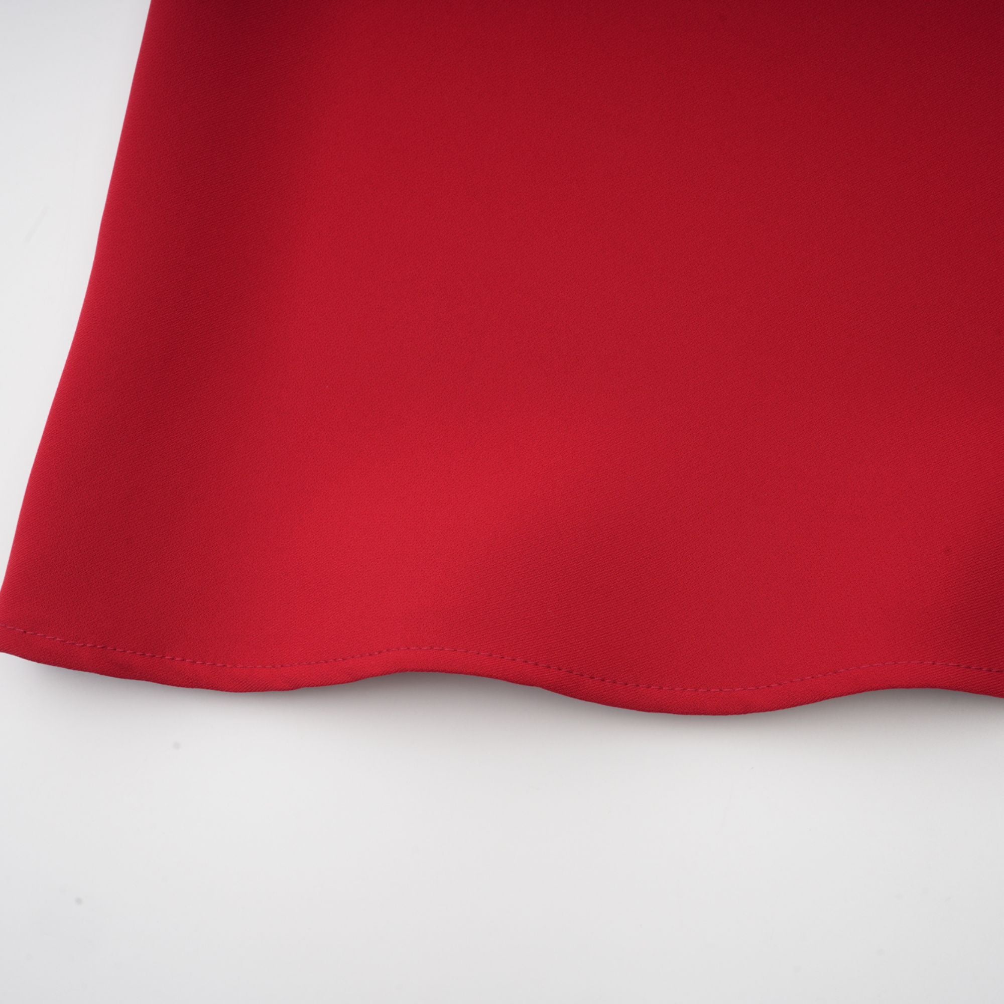 Colette red pleated blouse & skirt matching set (Final Sale-US Only)