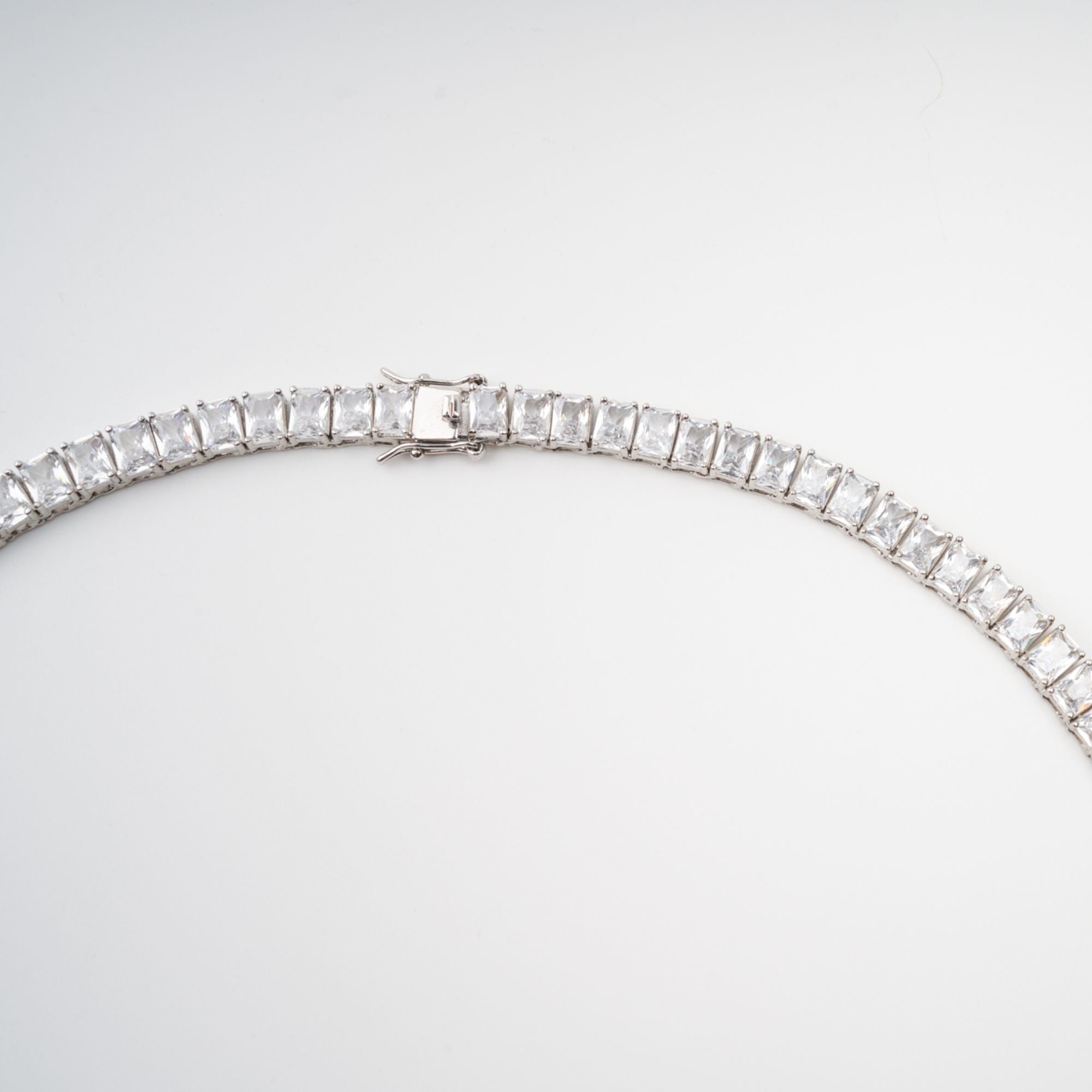 Florence Silver Tone Crystal Embellished Necklace (Final Sale-US Only)