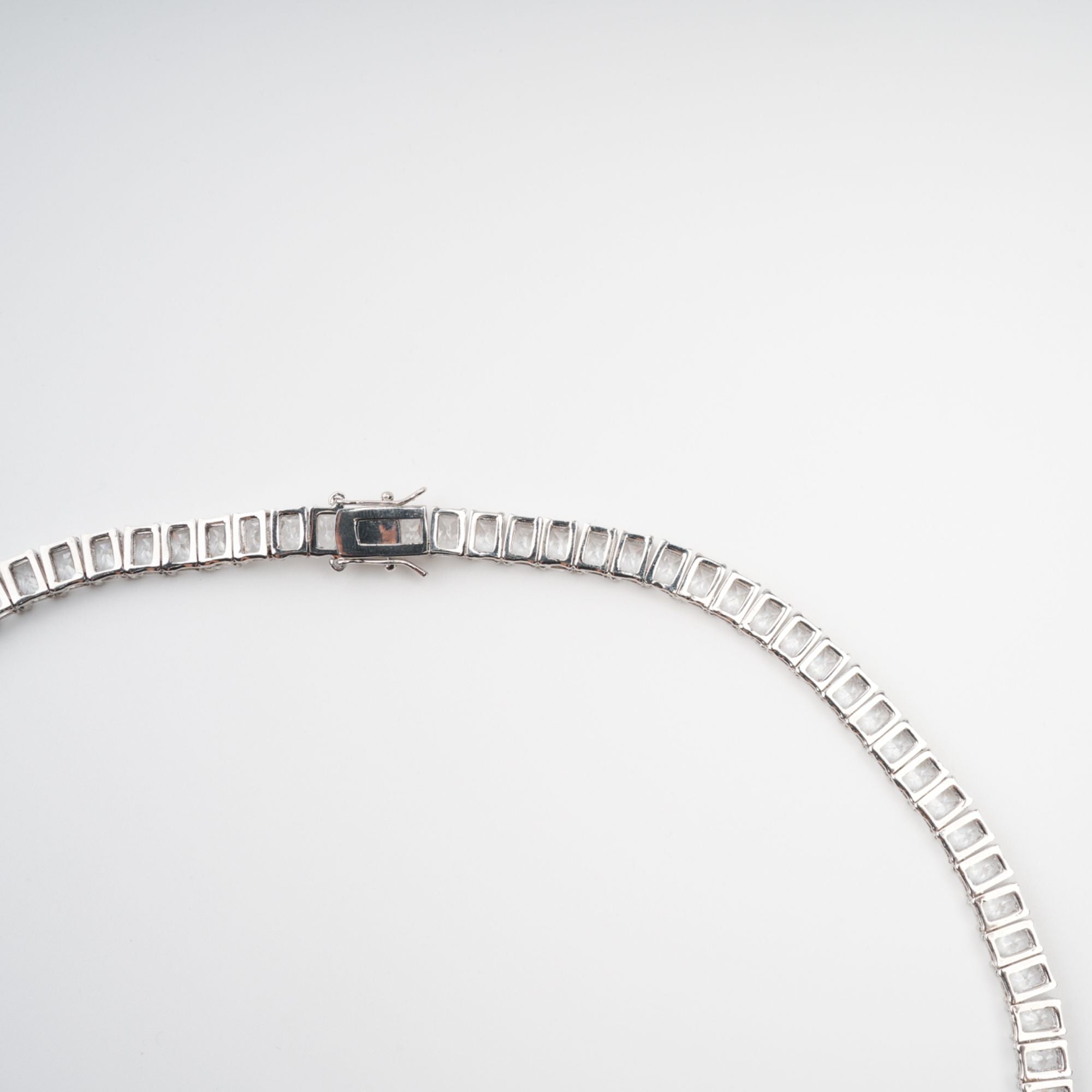 Florence Silver Tone Crystal Embellished Necklace (Final Sale-US Only)