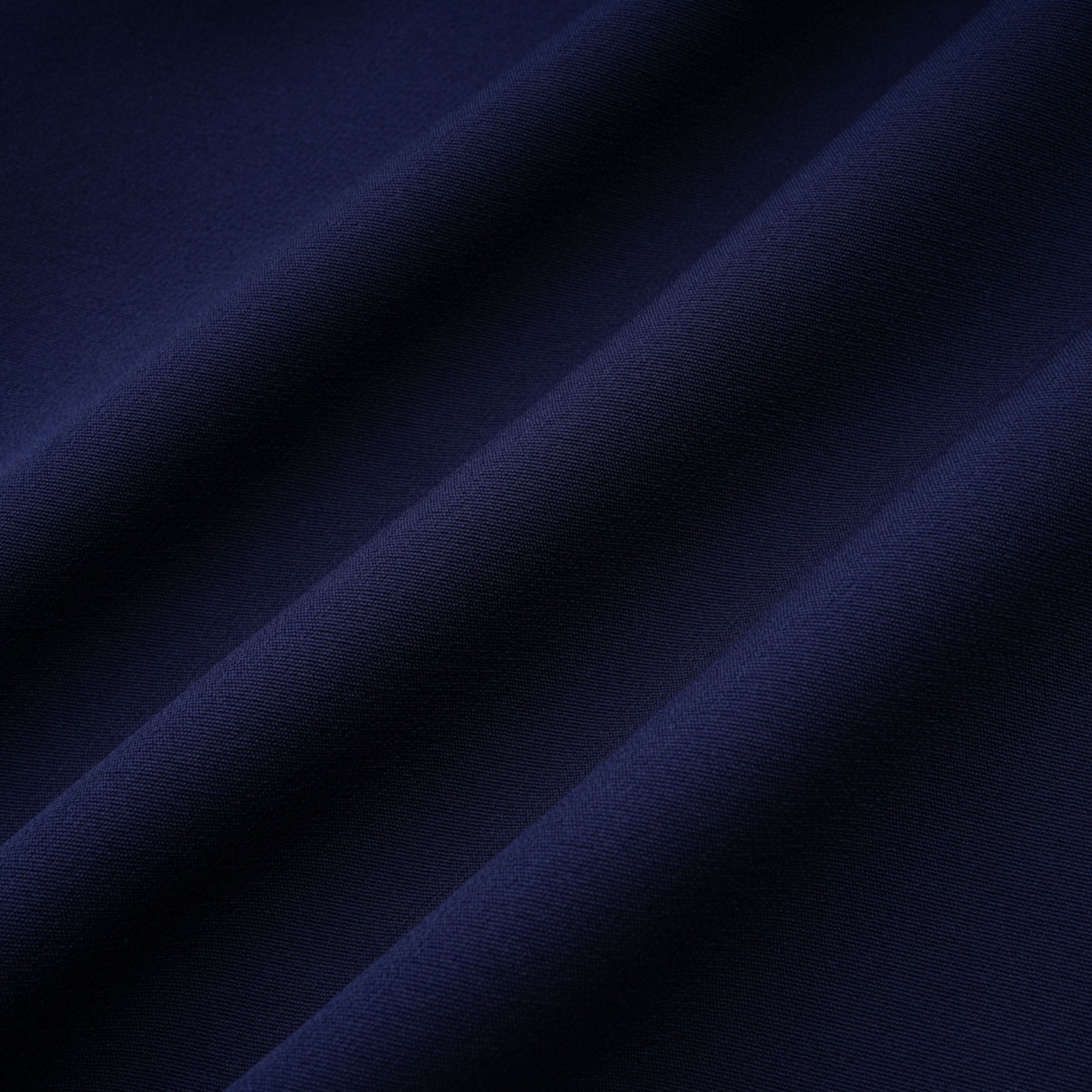 Navy Blue Ribbon Design Midi Dress