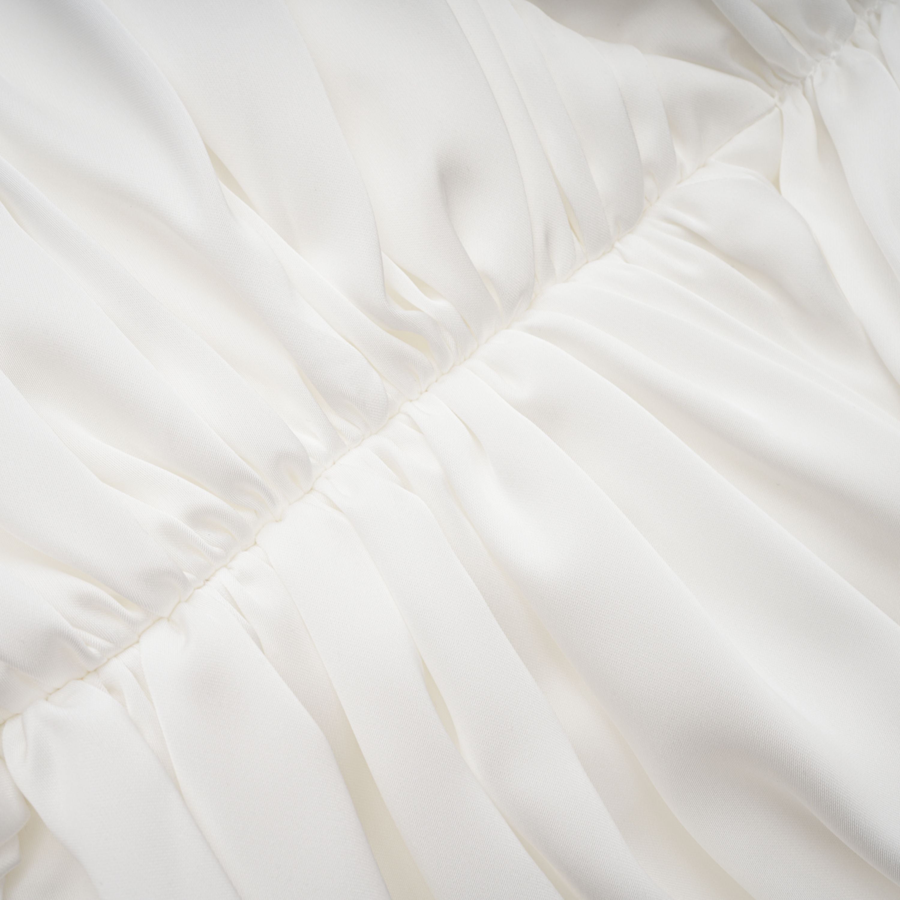 Palesa White Pleated Glossy Maxi Dress & Cape Set (Final Sale)