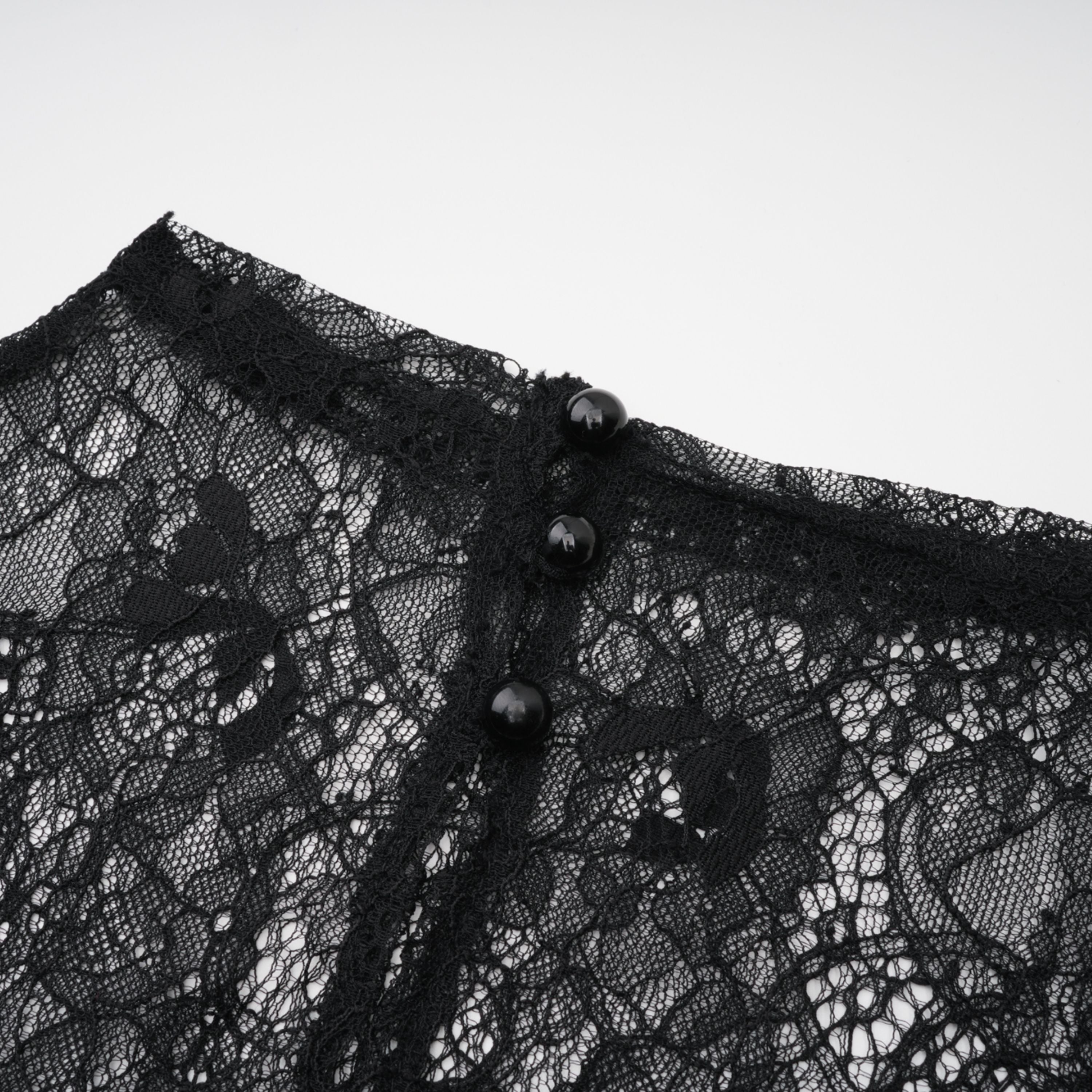 Alvaro Black Lace Shawl & Dress Set (Final Sale-US Only)