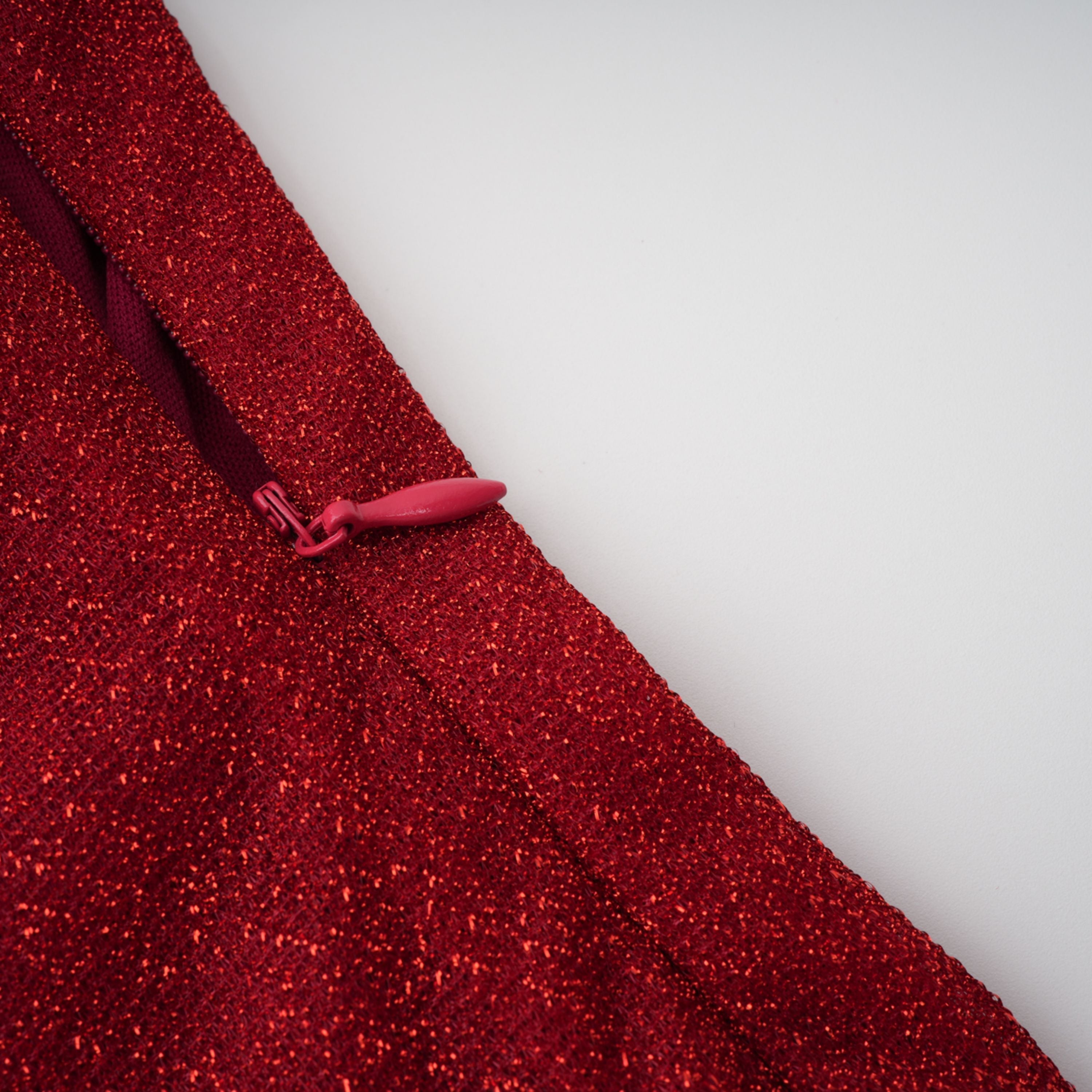 Orabelle Red Brilliance Drop Shiny Dress (Final Sale-US Only)