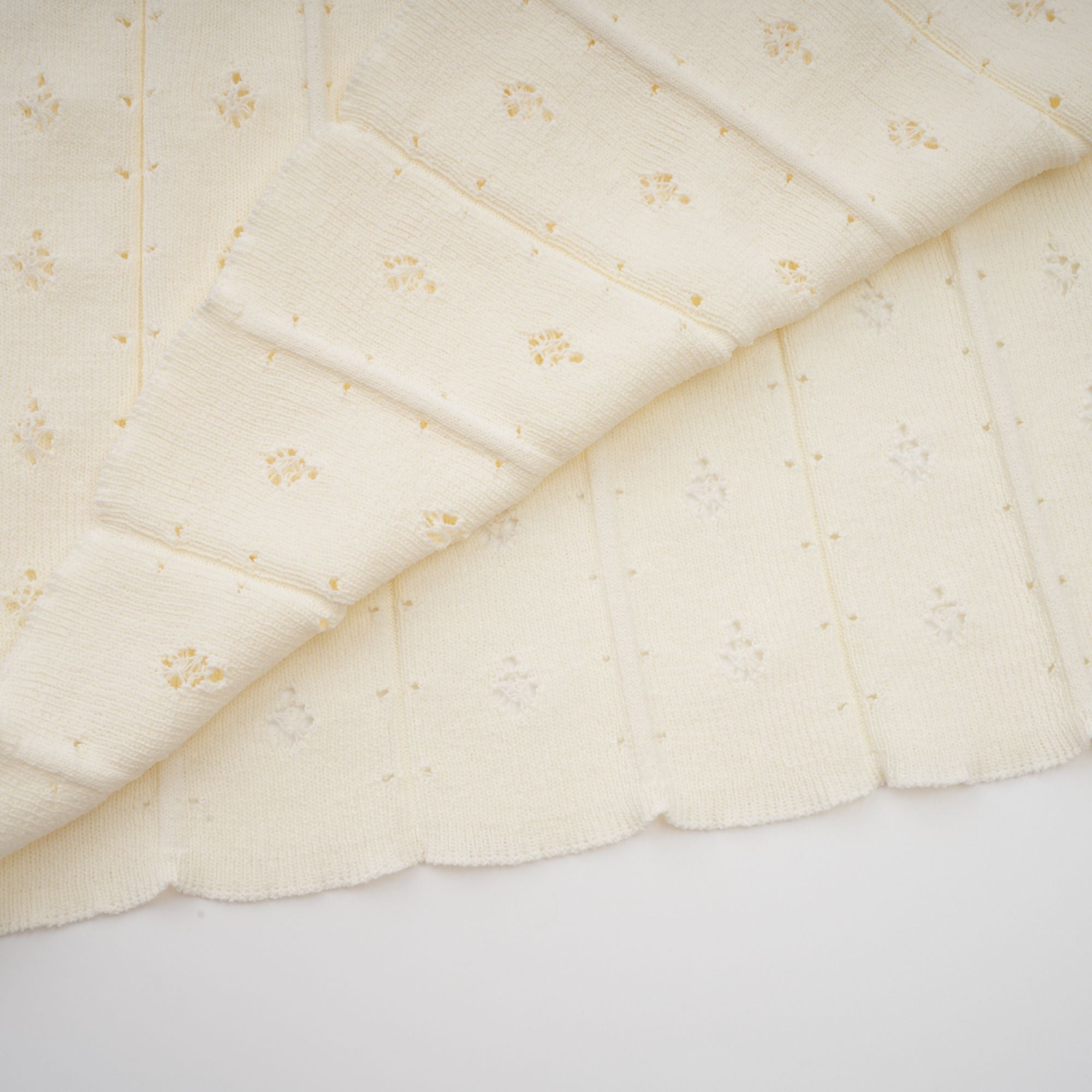 Donatienne white faux-pearl knitted maxi dress (Final Sale)