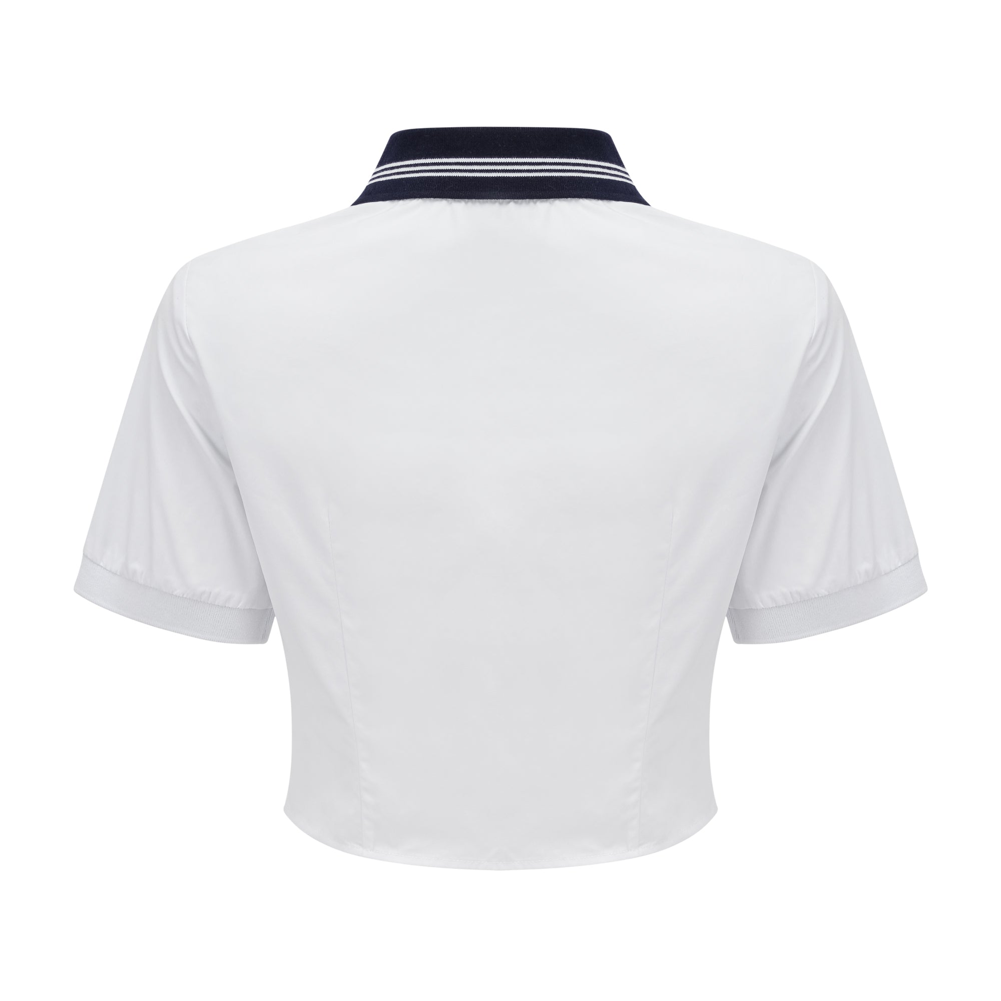 Sandrine color-block shirt & skirt matching set (Final Sale)