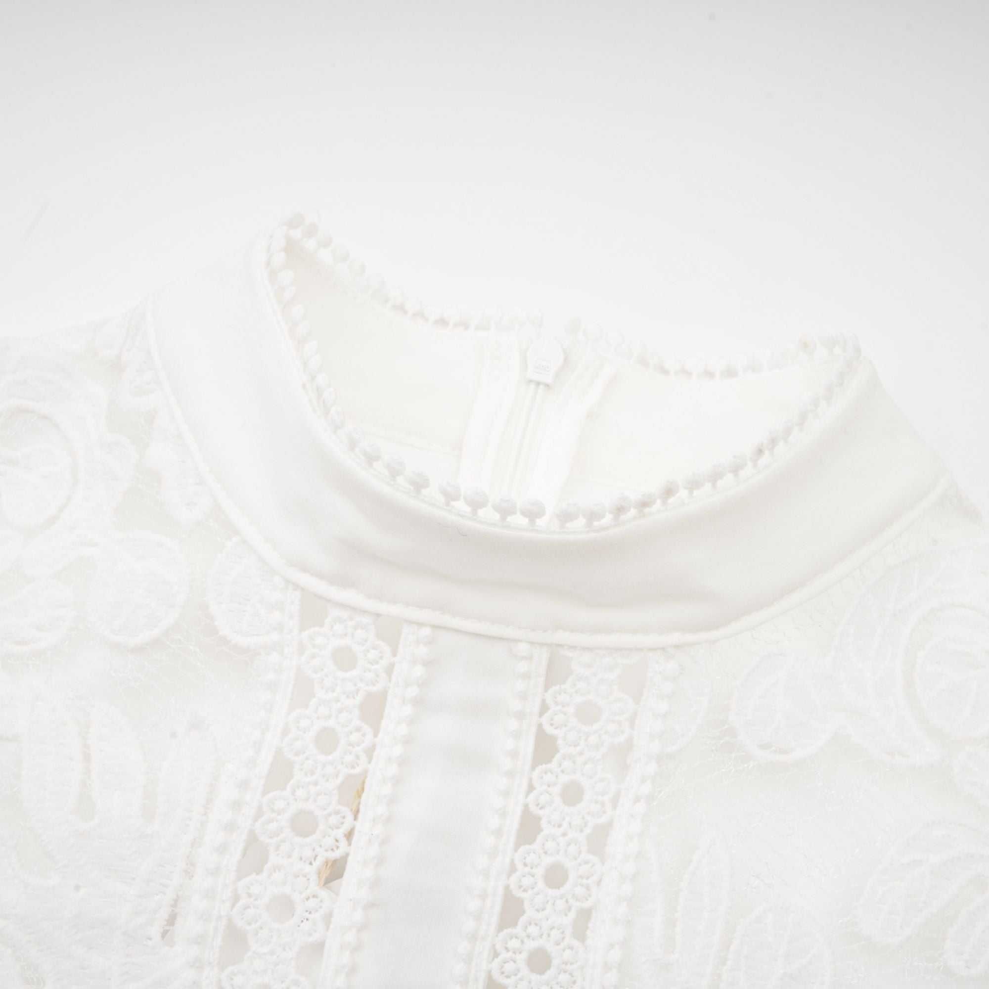 Madeleine white panelled embroidered midi dress (Final Sale-US Only)