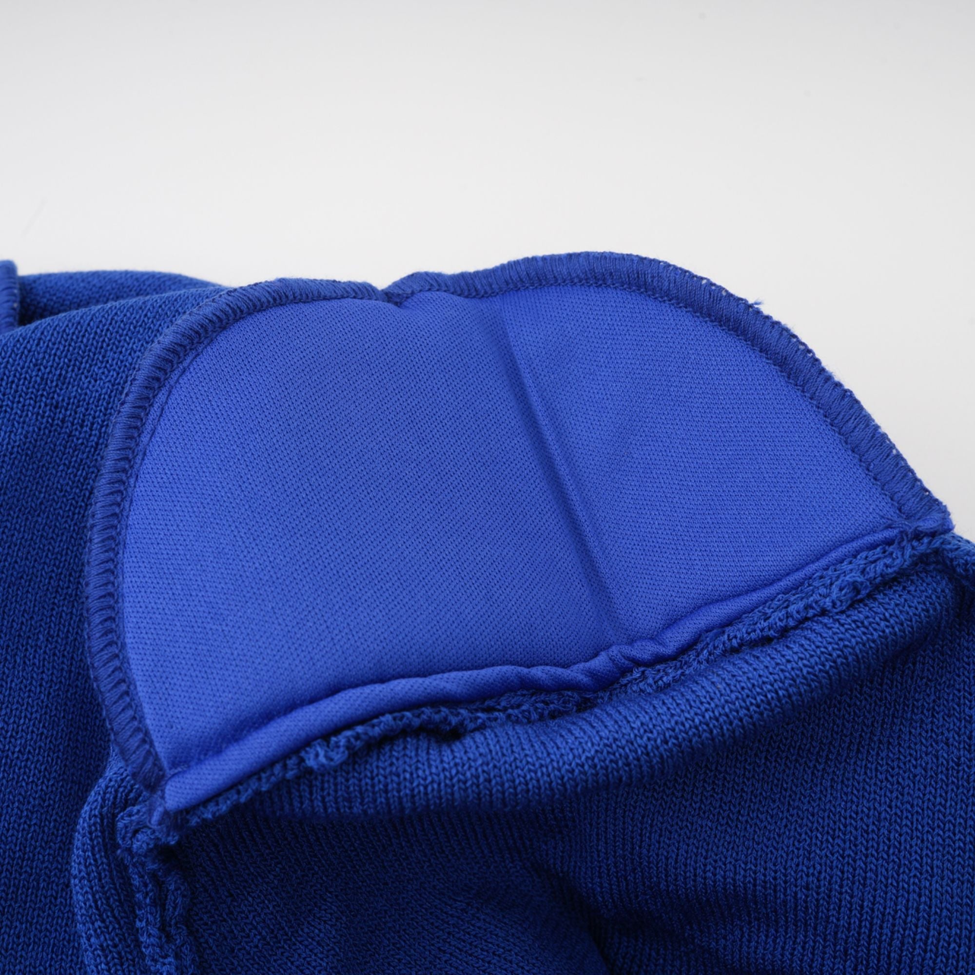 Maëlys blue button-detail knitted top & skirt matching set (Final Sale)