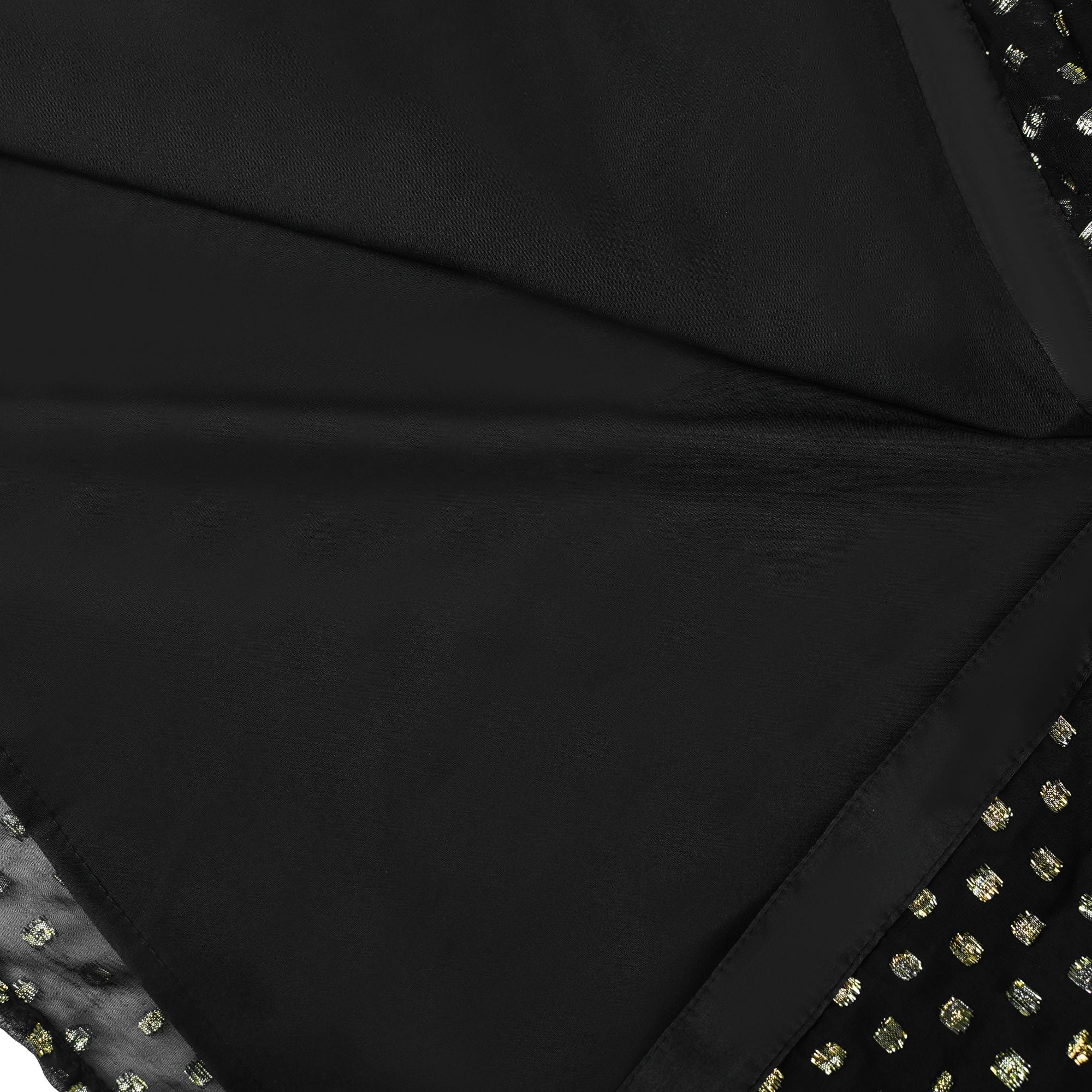 Aloïse Black Polka Dot Pleated Midi Dress (Final Sale-US Only)