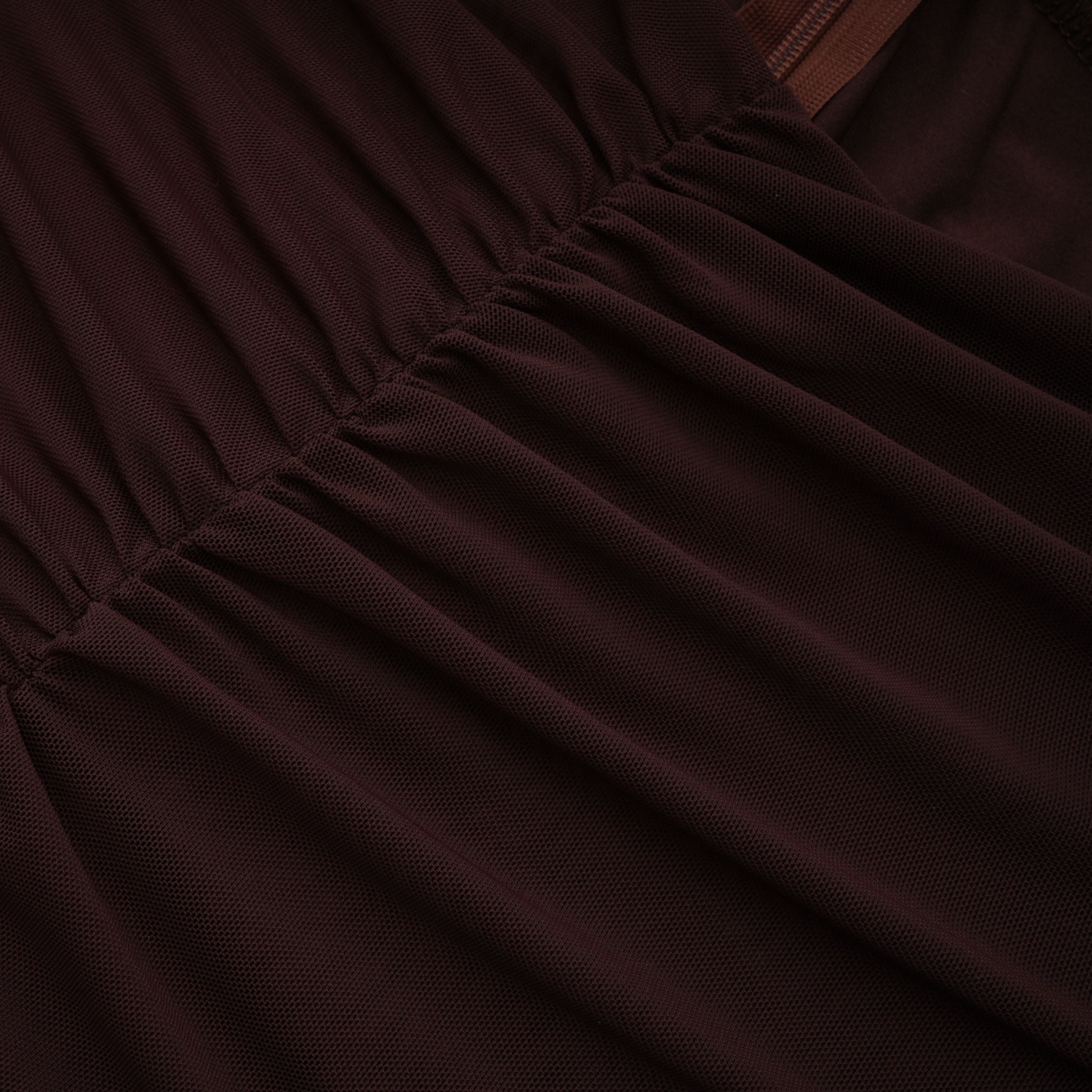 Bruna Cut-Out Ruched Mesh Maxi Dress (Final Sale-US Only)
