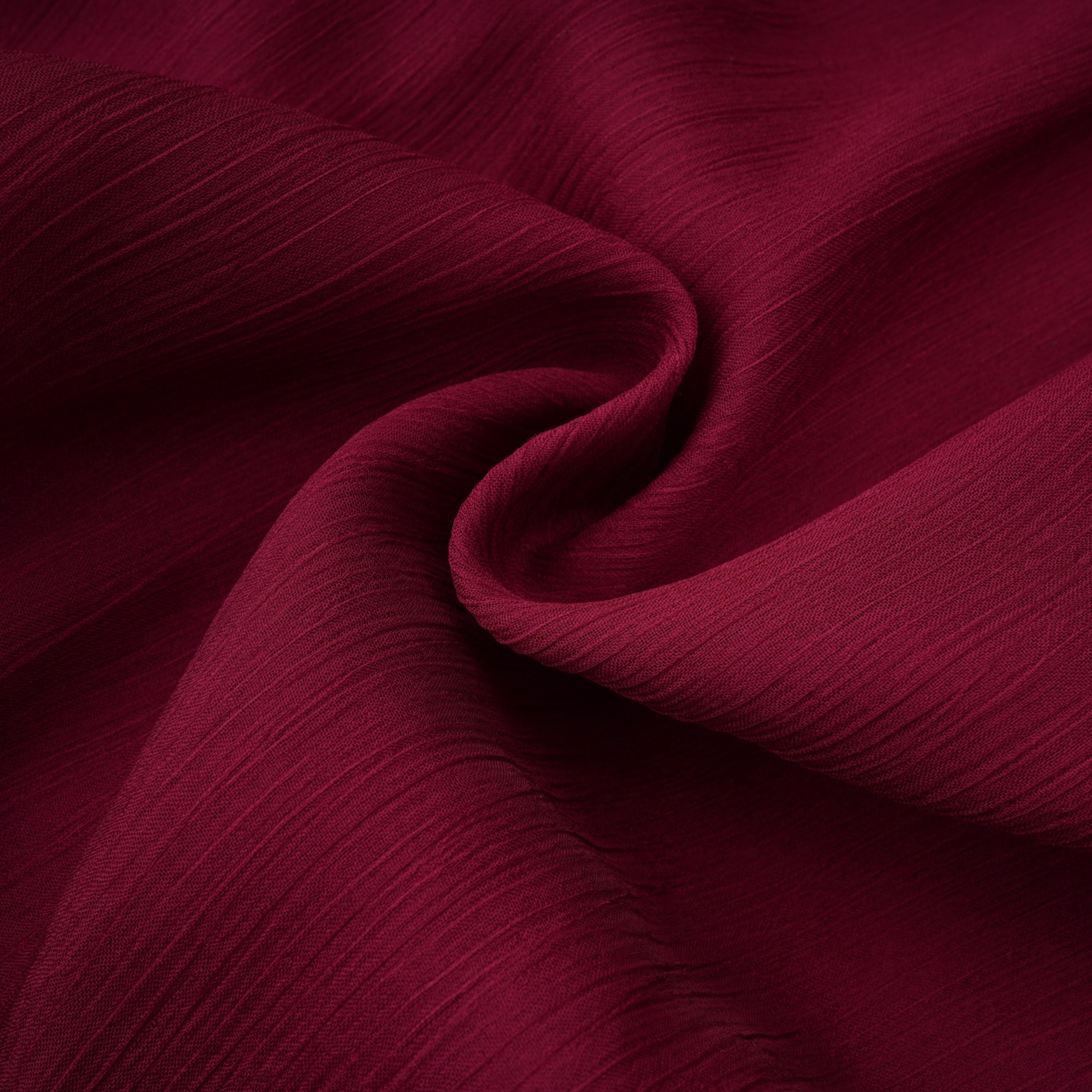 Éléna Burgundy Asymmetrical Ruffled Tulle Mini Dress (Final Sale)
