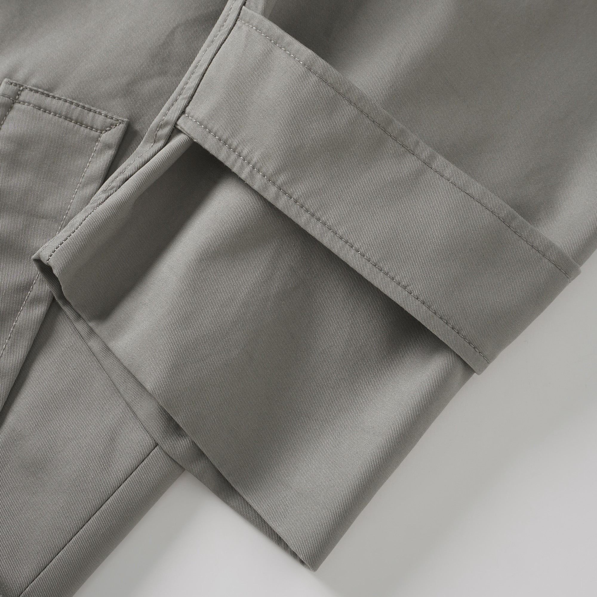 Trench-coat à double boutonnage et ceinture Mavis Grey