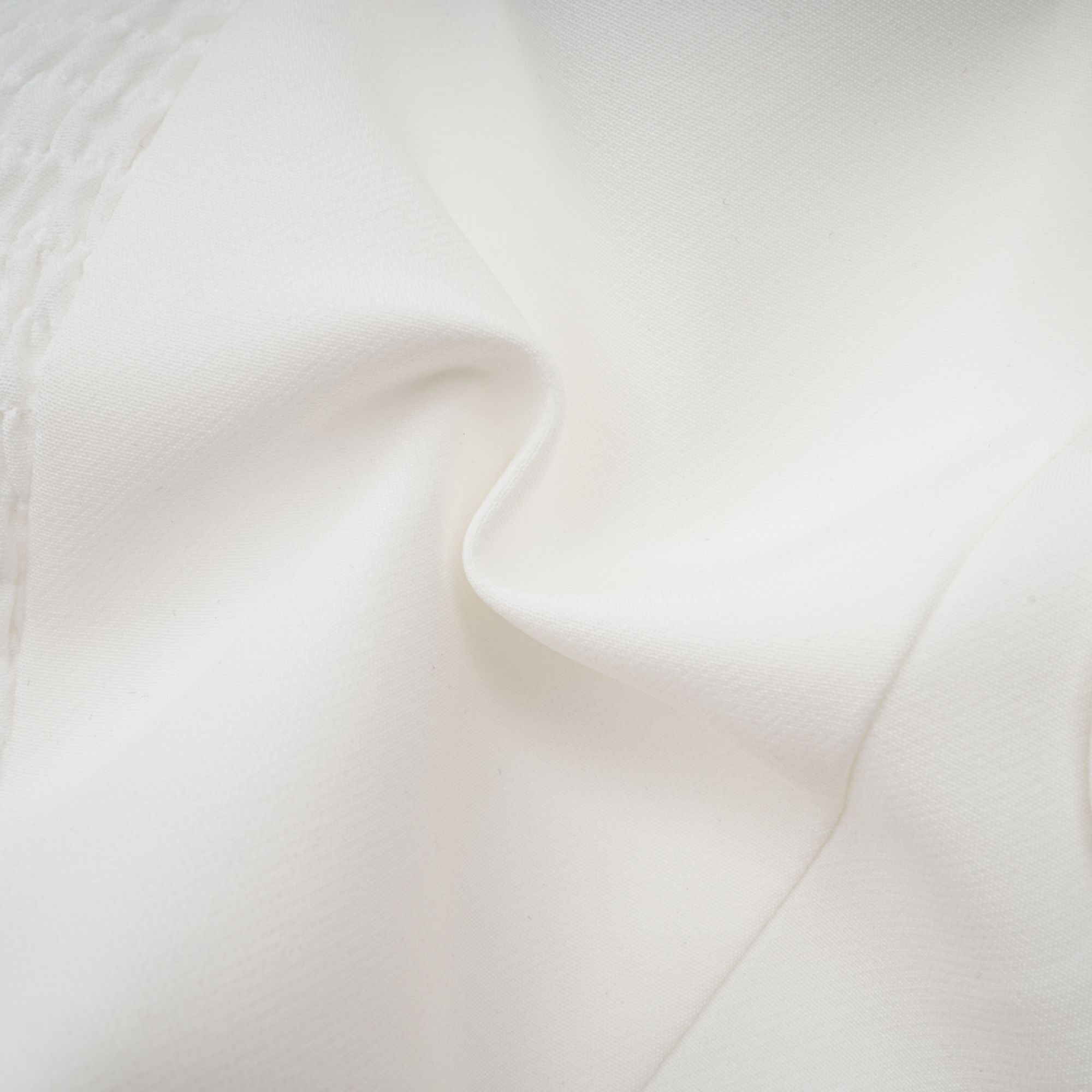 White 3D floral strapless corset top